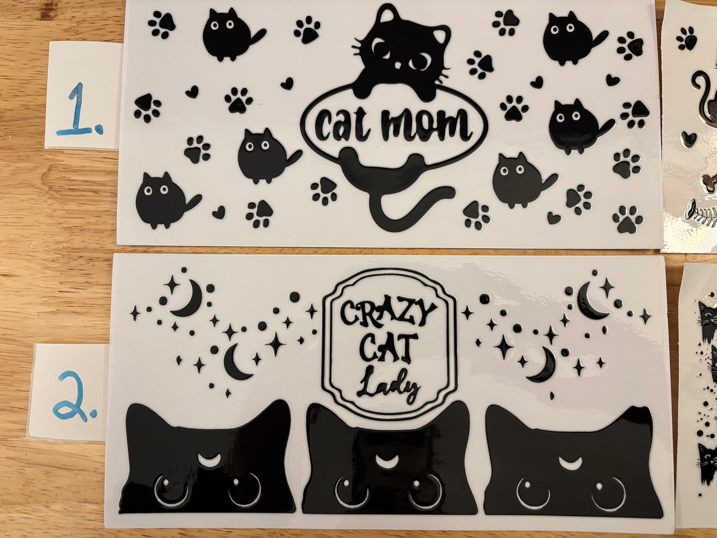 Cat mom Glass Tumbler, Clear or Frosted Tumblers option