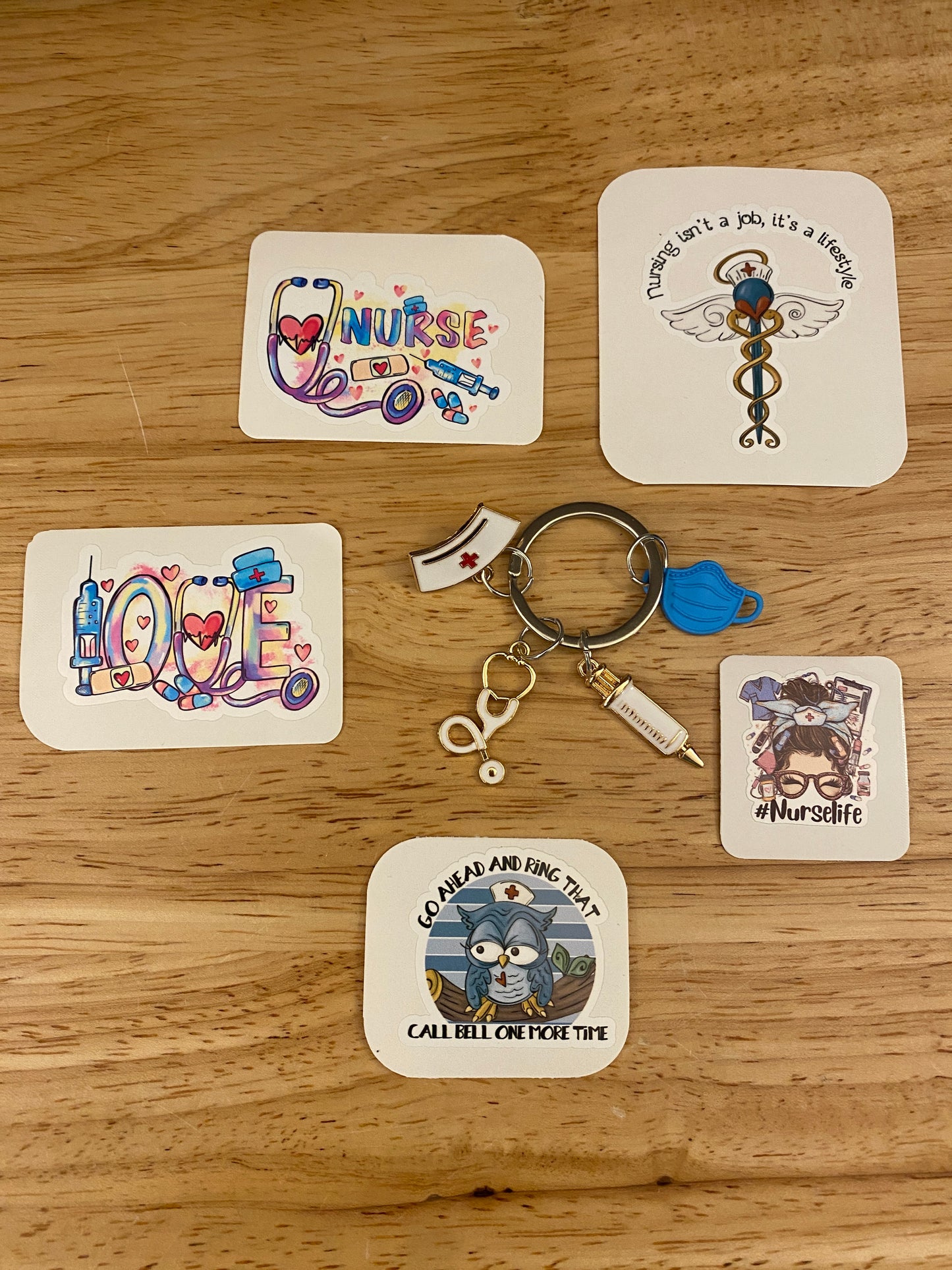 Medical key chain, Nurse Key chain, Gift bundle set