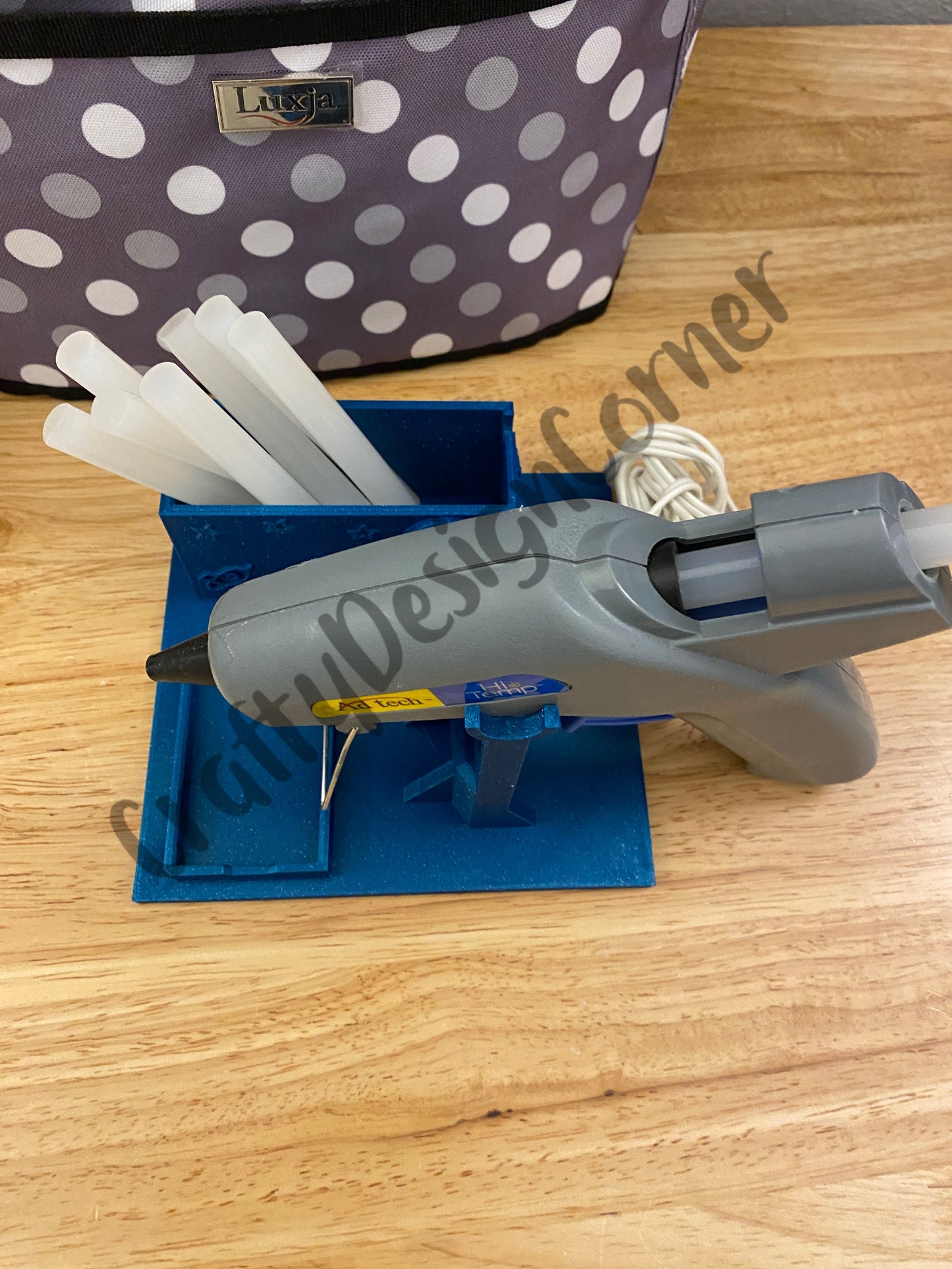 Regular Hot Glue Gun Holder, Hot Glue Tool Kit, Bundle Kit Glue Gun with holder, crafting gift, crafting bundle, Hot Glue Gun Holder stand