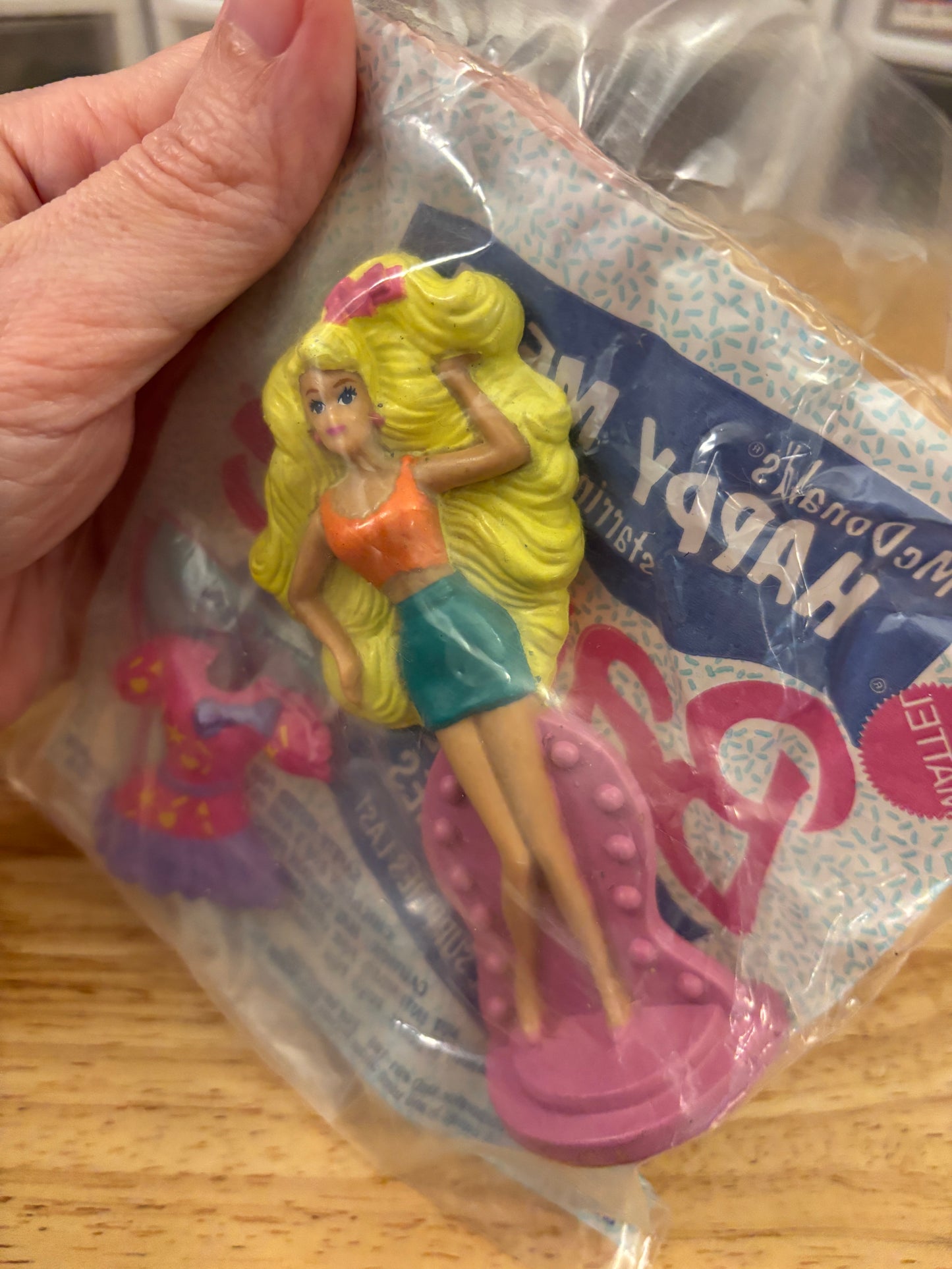 Snap n Play Barbie, New in Sealed bag, Happy Meal toy, Barbie Toy