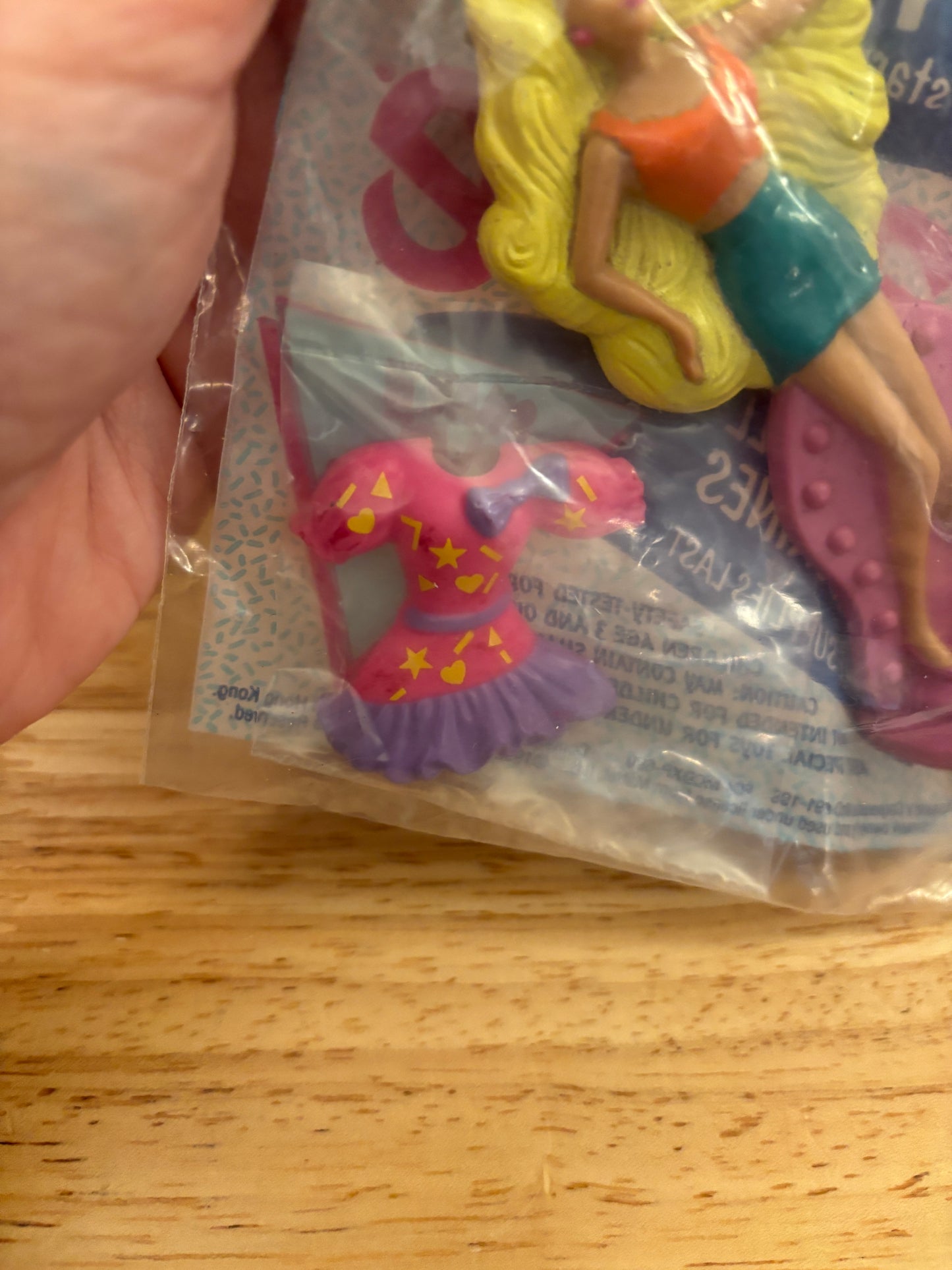 Snap n Play Barbie, New in Sealed bag, Happy Meal toy, Barbie Toy