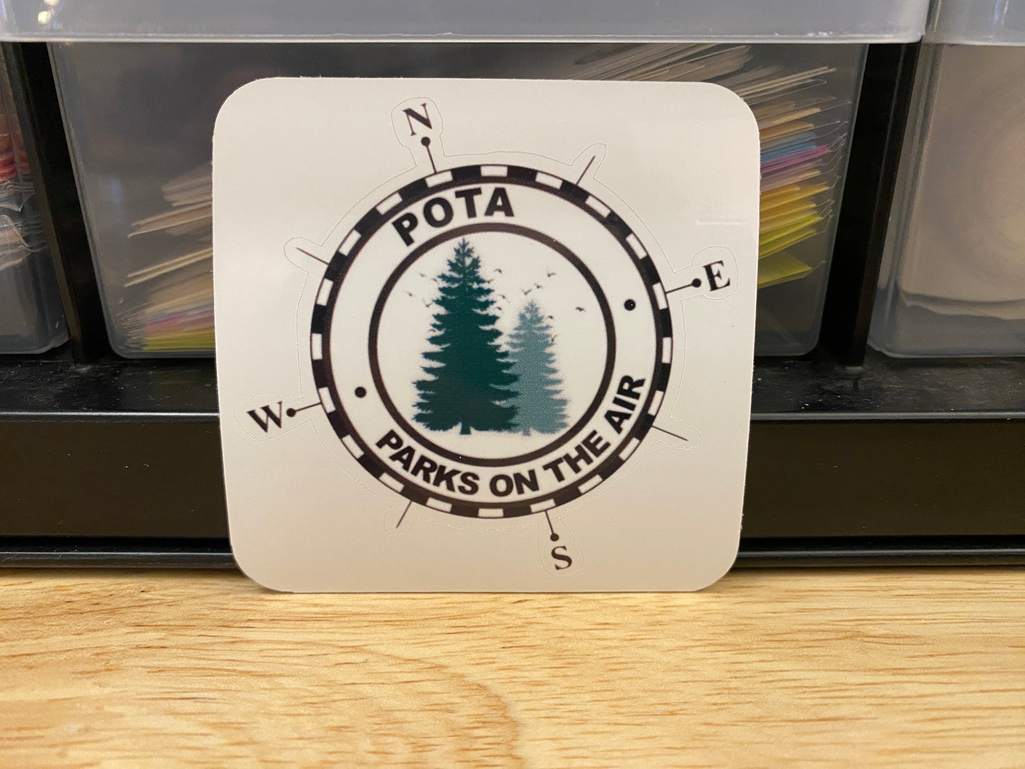 POTA Ham Radio STICKER, Park on the Air Sticker
