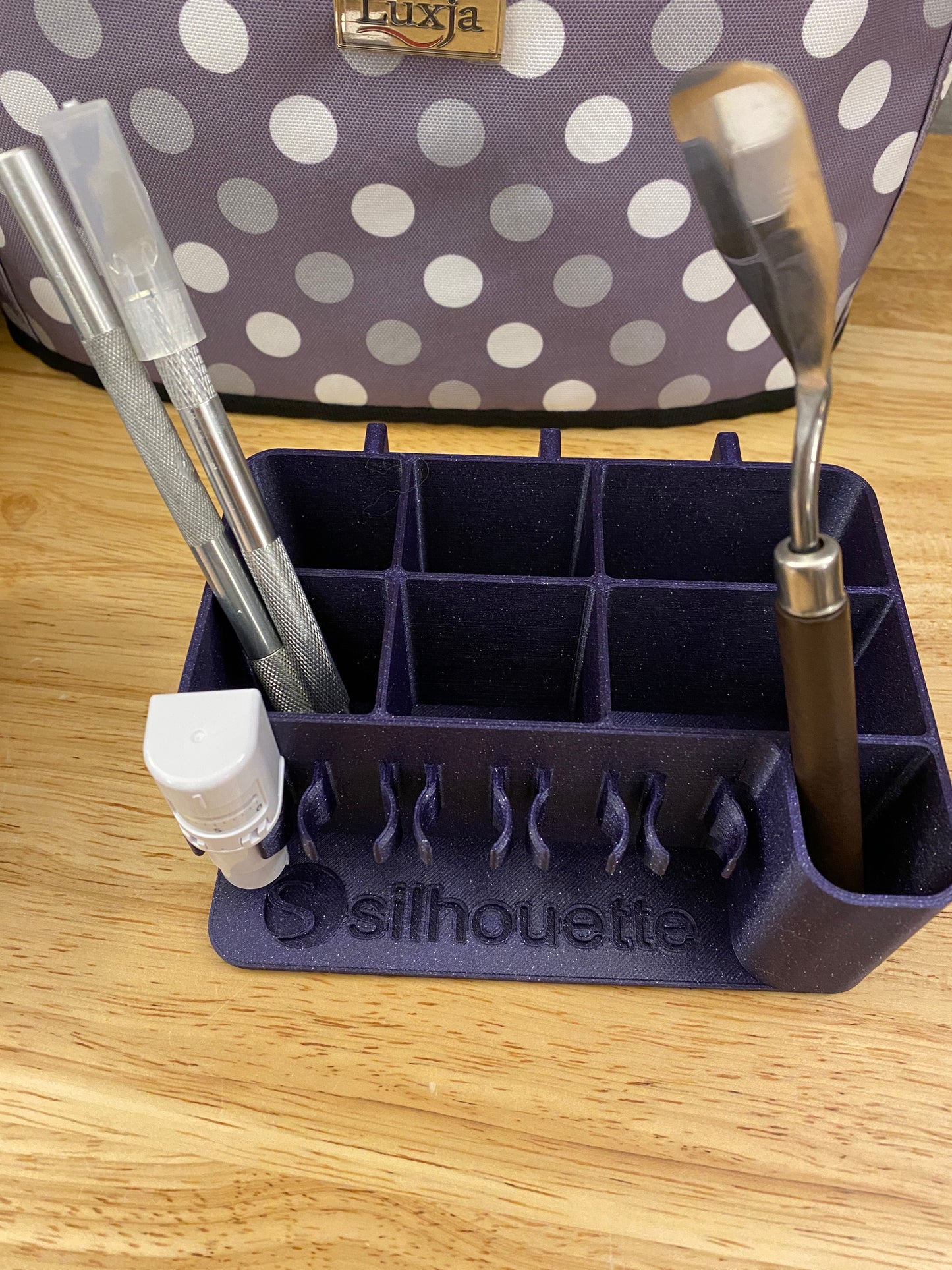 Tool Kit, Silhouette Cameo Auto Blade holder, Cute holder, Silhouette cameo 4 blade caddy