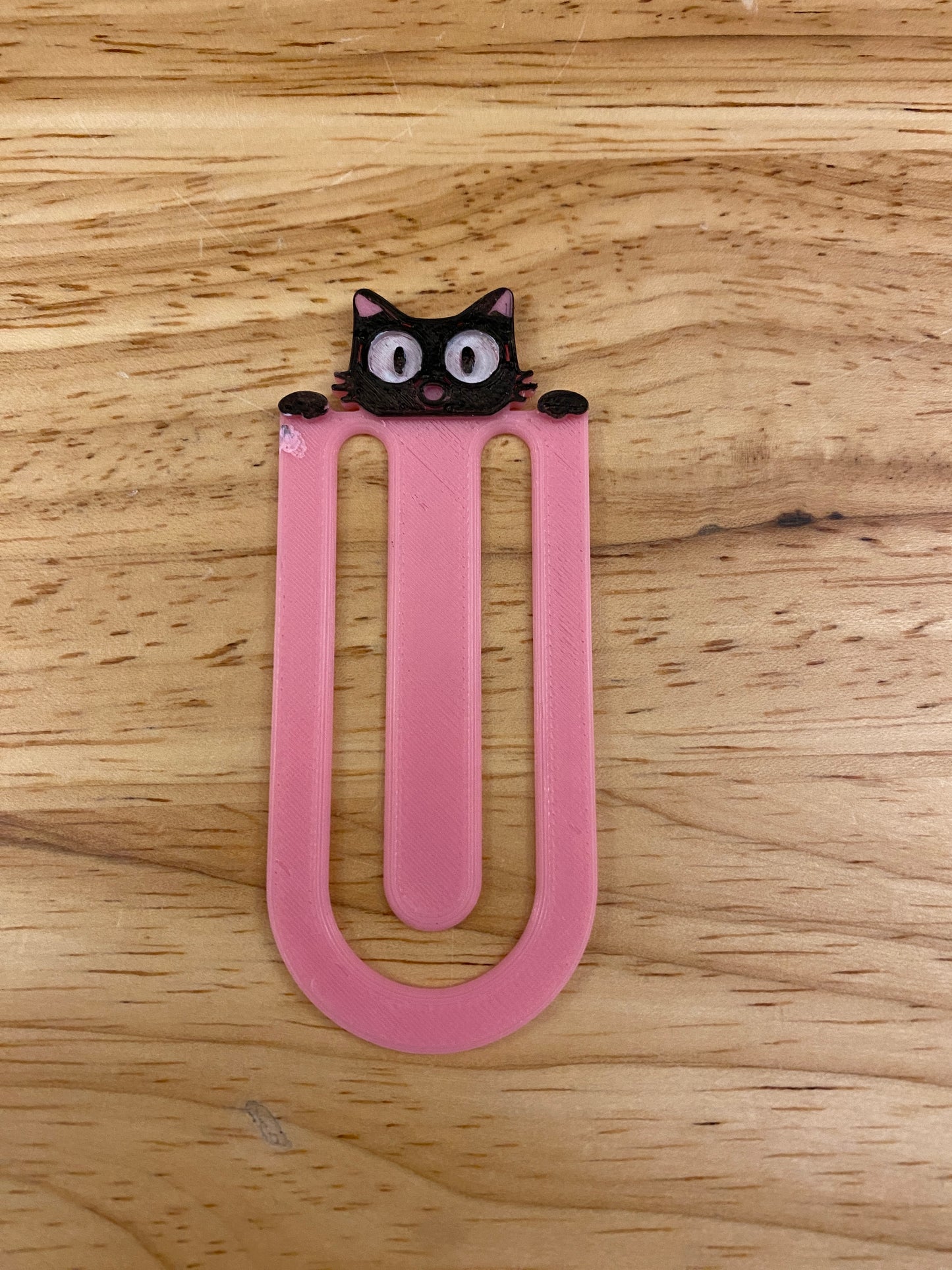 Colorful Peeking Cat Bookmark and cat sticker bundle, kitty cat bookmark, Cute Cat page holder