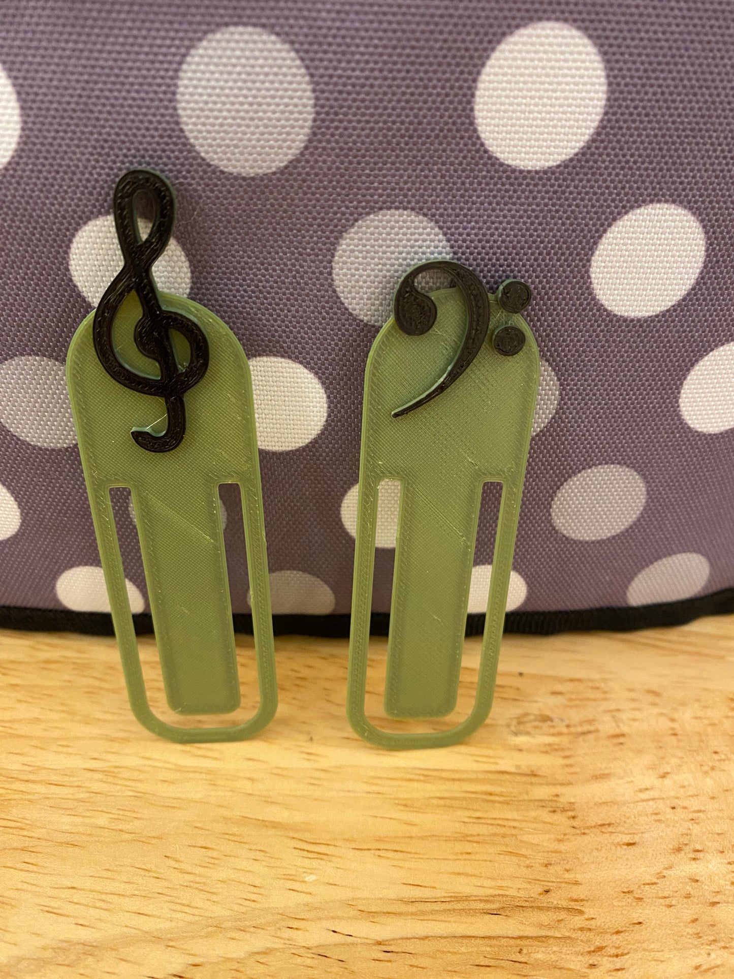Musical Bundle of Bookmarks and sticker, Colorful Peeking Musical Bookmark and Music sticker bundle