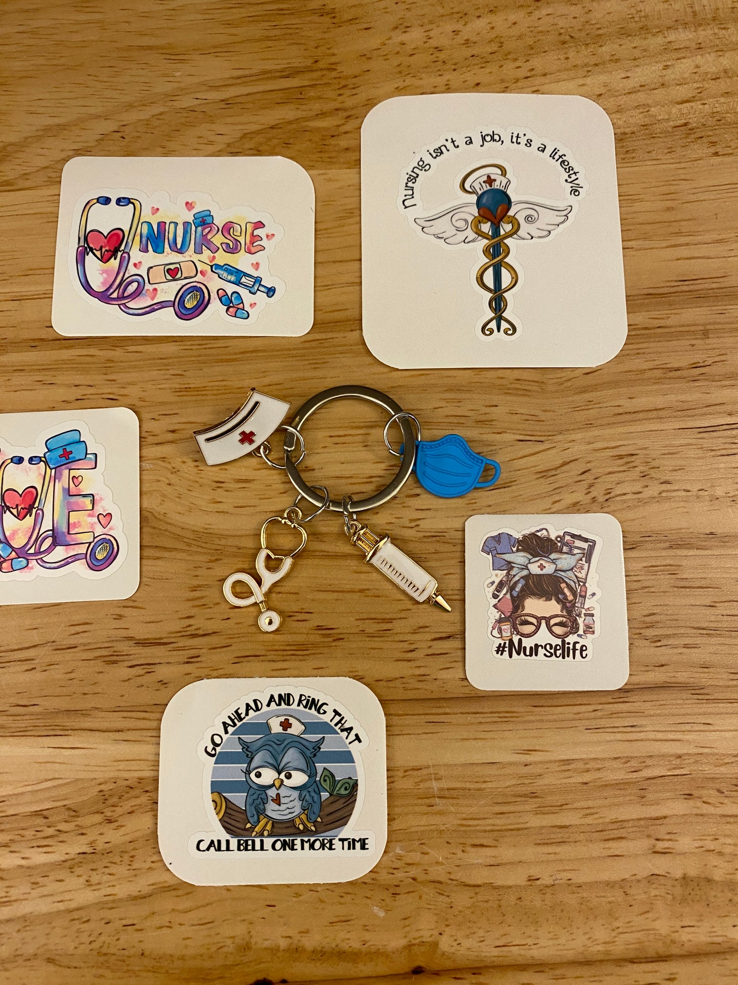 Medical key chain, Nurse Key chain, Gift bundle set