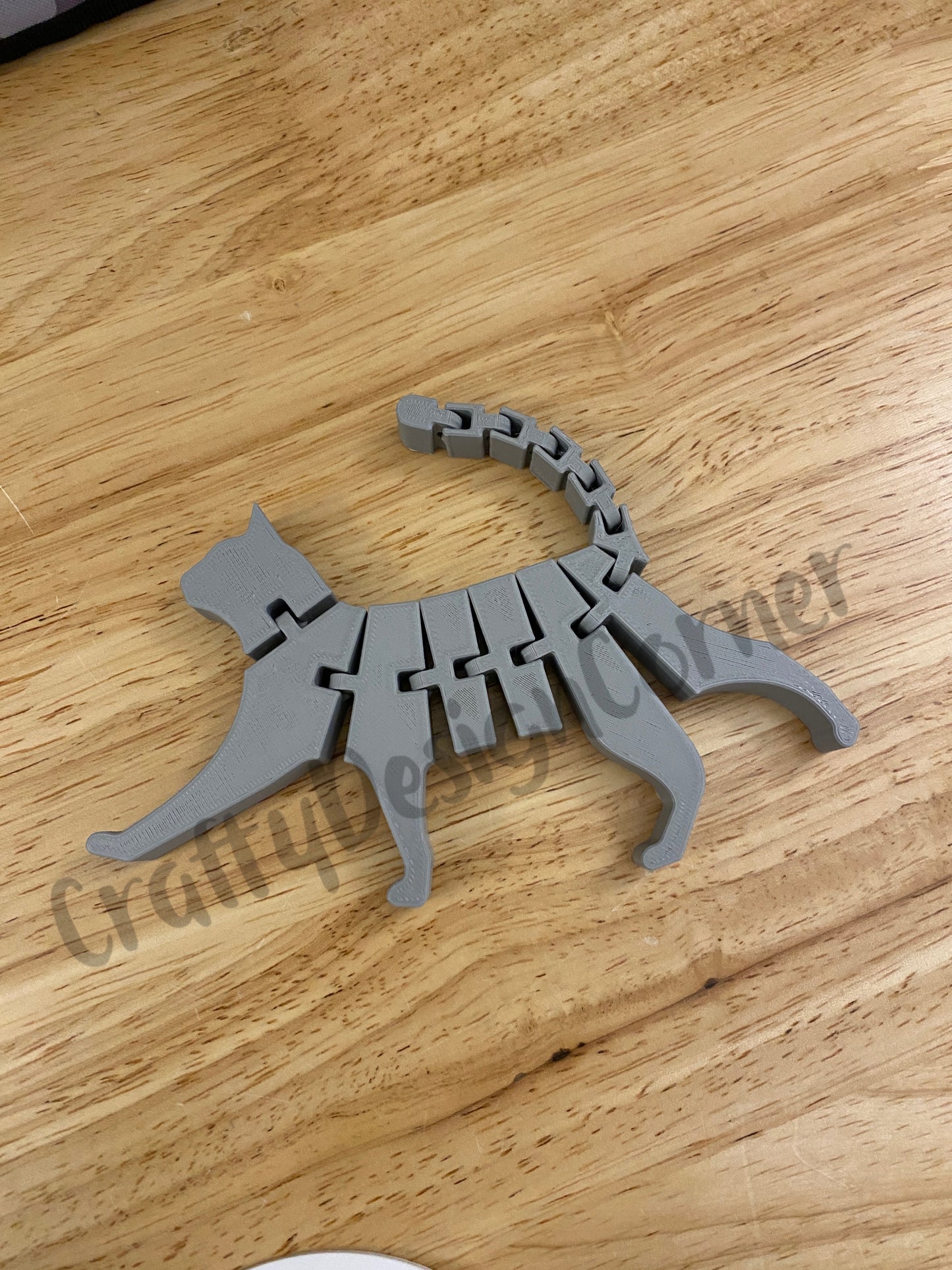 Cute Articulated Cat, Fidgeting Cat, Movable Cat