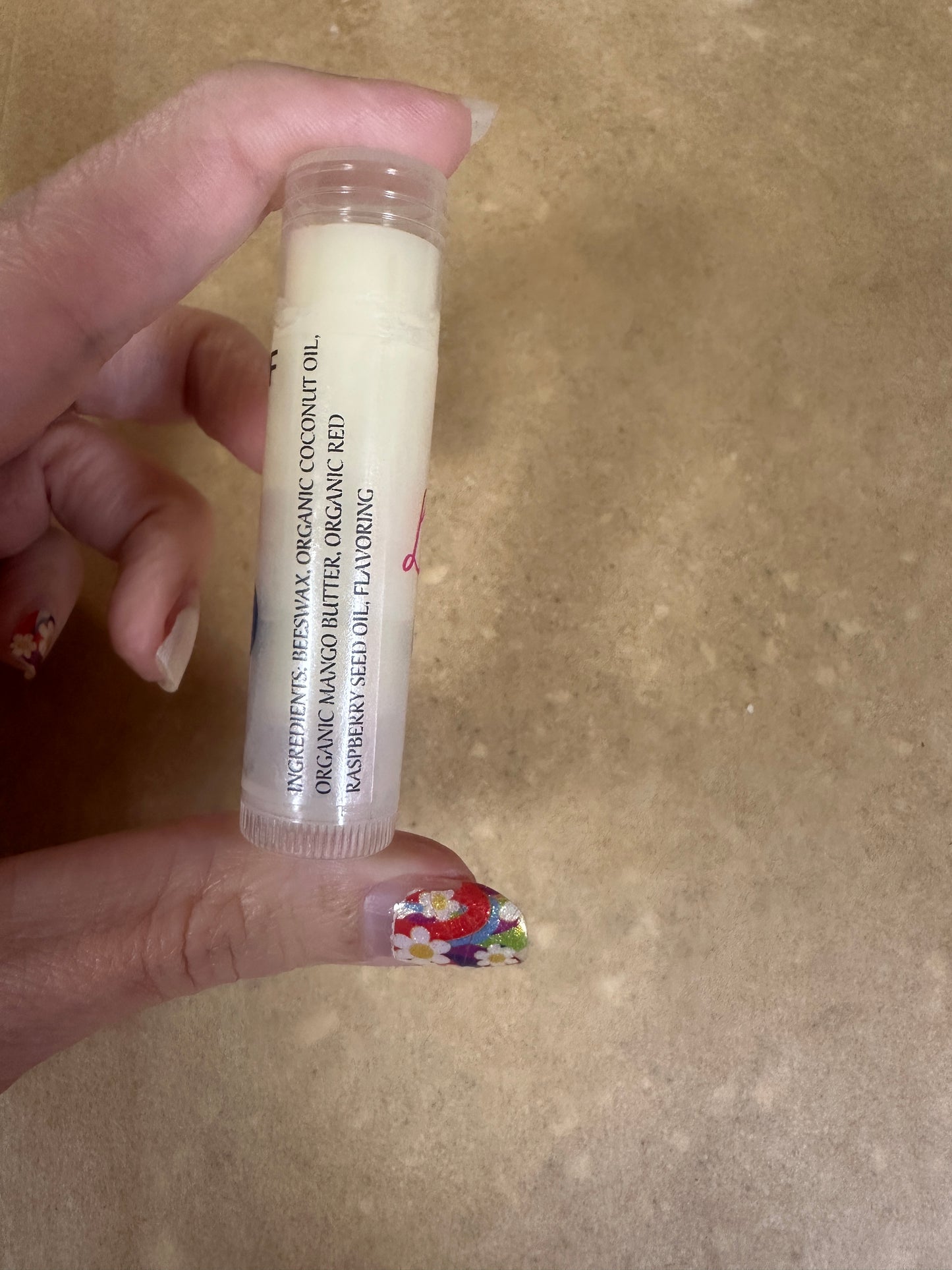 Organic Lip Balm - Blueberry flavoring