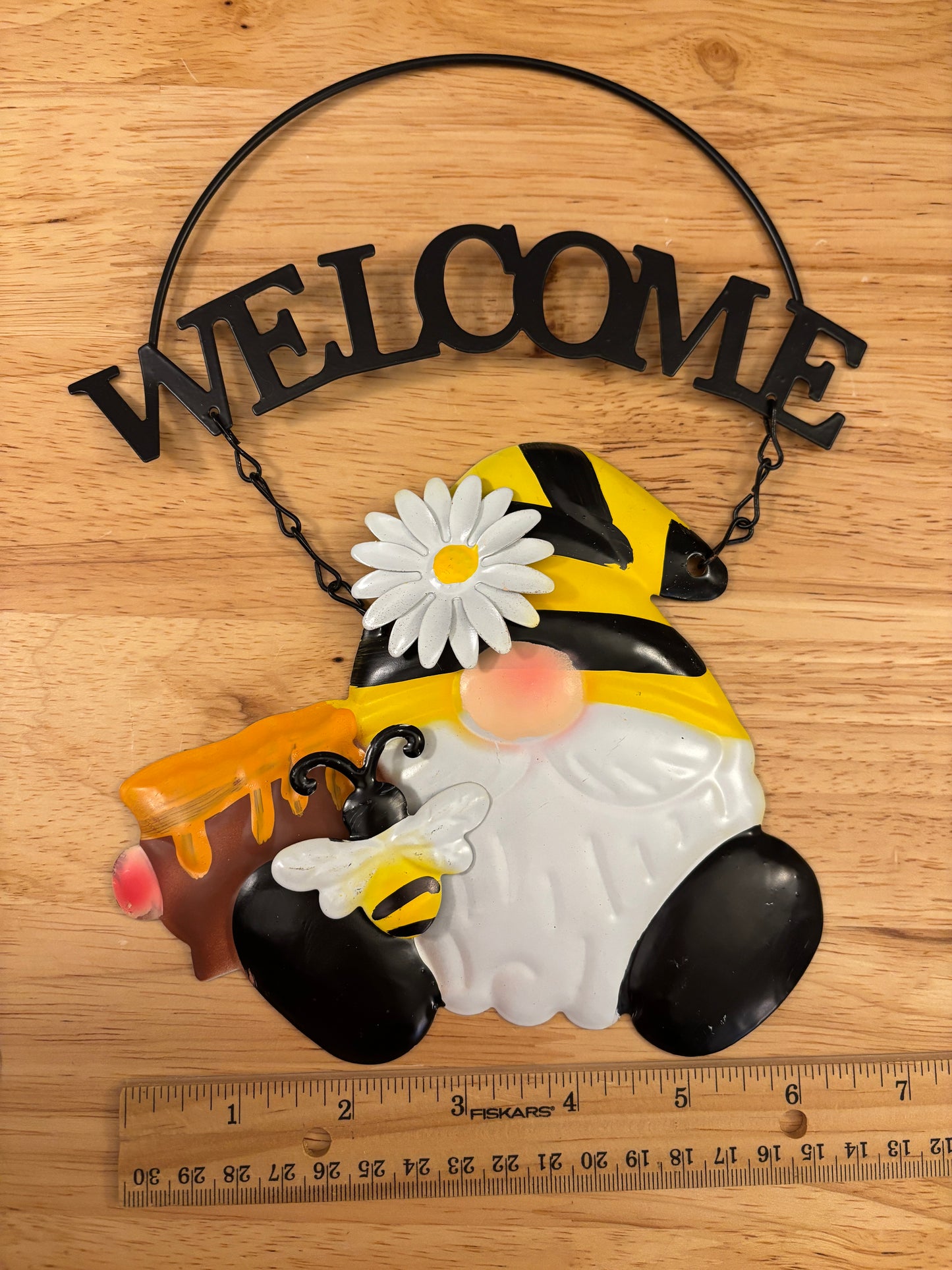 Gnome Welcome sign with Sticker Sheet bundle
