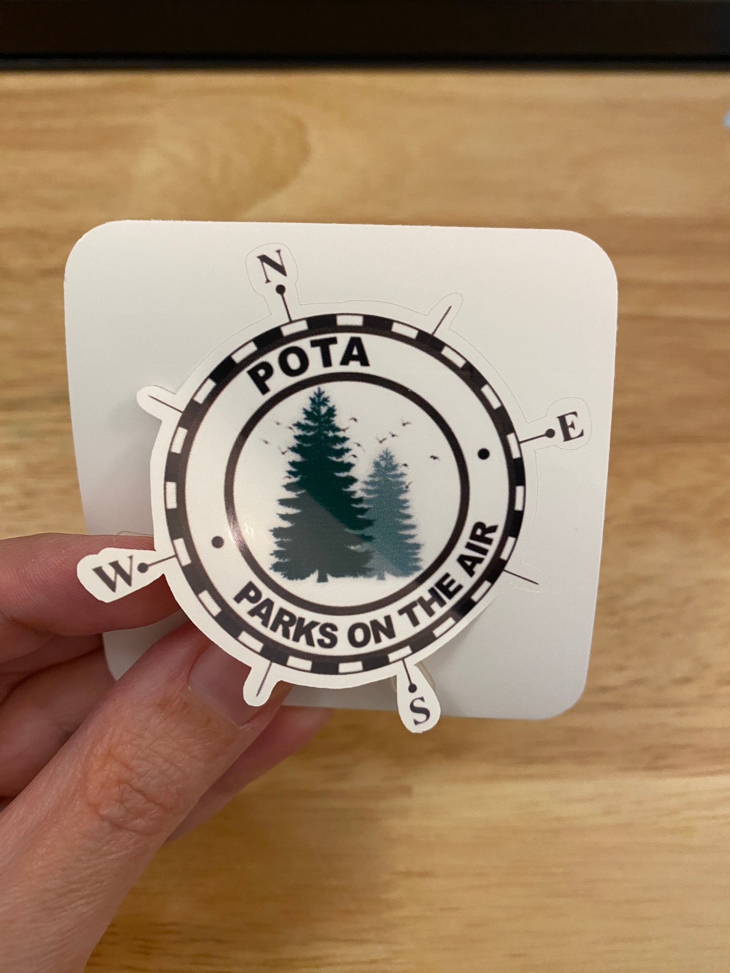 POTA Ham Radio STICKER, Park on the Air Sticker