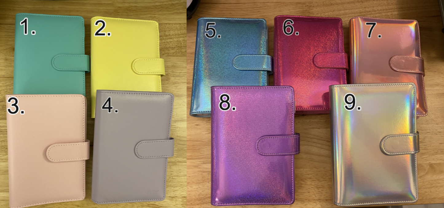Motivational Binder, Life is too short to wait Binder, Budget Binder with 4 Cash Envelops, Budget Binder, A6 Binder