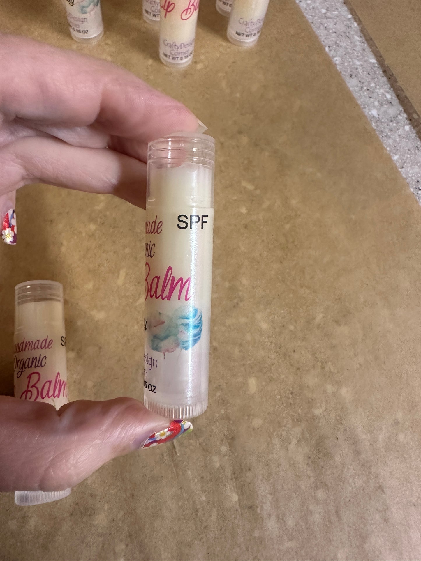 Organic Lip Balm - Cotton Candy flavoring