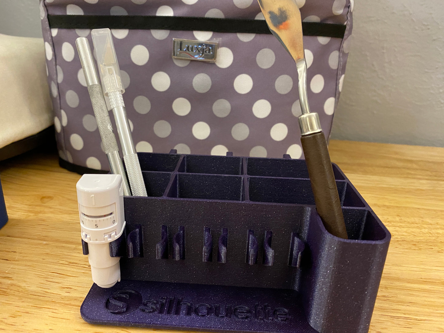 Tool Kit, Silhouette Cameo Auto Blade holder, Cute holder, Silhouette cameo 4 blade caddy
