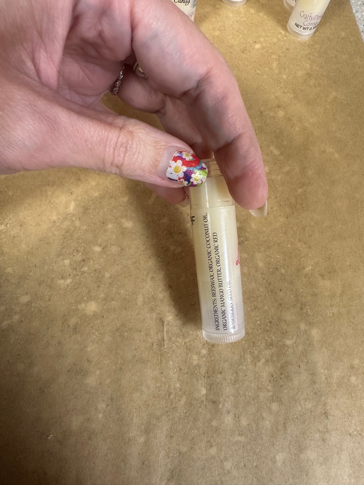 Organic Lip Balm - Natural flavoring with SPF
