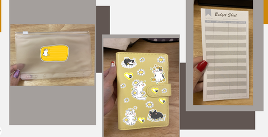 Daisy Cats Budget Binder, Cash Envelops, Budget Binder, Cash Envelopes, Savings Binder, A6 Binder, Cat Binder