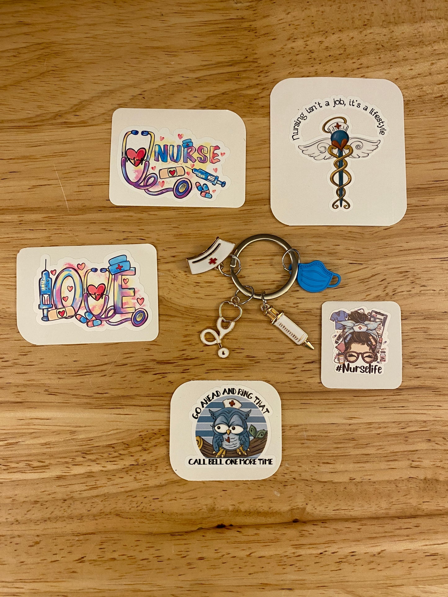 Medical key chain, Nurse Key chain, Gift bundle set