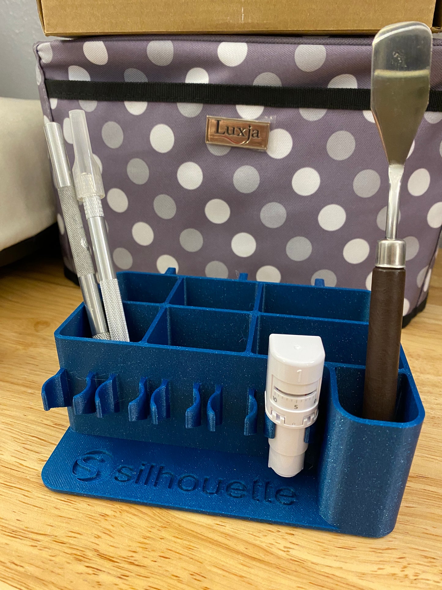 Tool Kit, Silhouette Cameo Auto Blade holder, Cute holder, Silhouette cameo 4 blade caddy