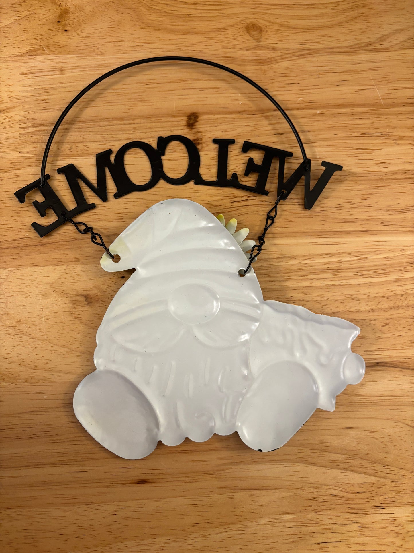 Gnome Welcome sign with Sticker Sheet bundle