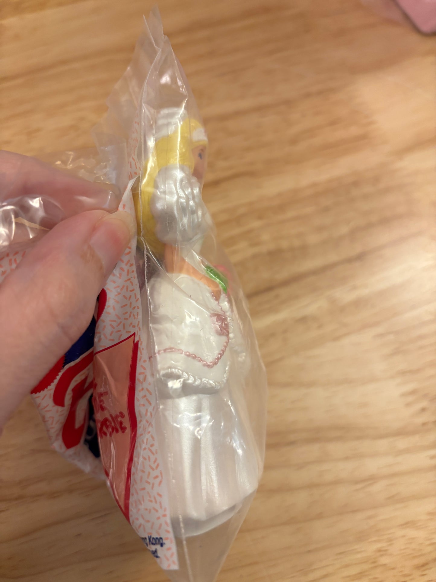 Rose Bride Barbie, New in Sealed bag, Happy Meal toy