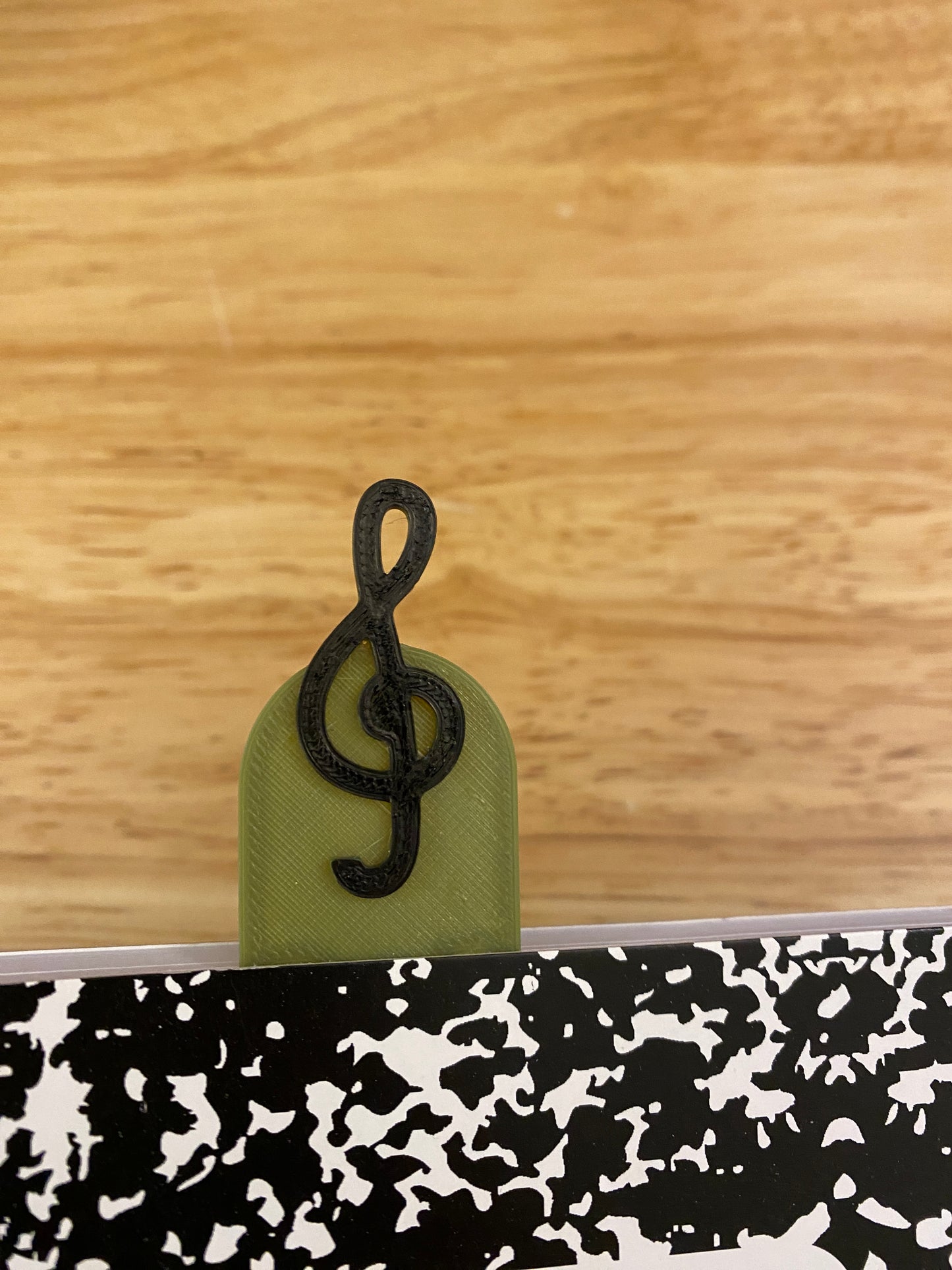 Musical Bundle of Bookmarks and sticker, Colorful Peeking Musical Bookmark and Music sticker bundle