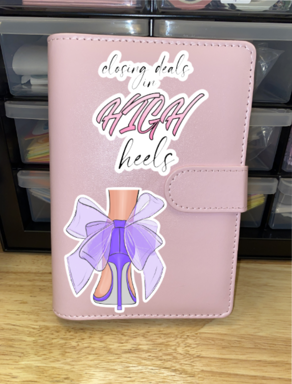 Closing Deals in High Heels Budget Binder, Cash Envelops, Budget Binder, Cash Envelopes, Savings Binder, A6 Binder, Cat Binder