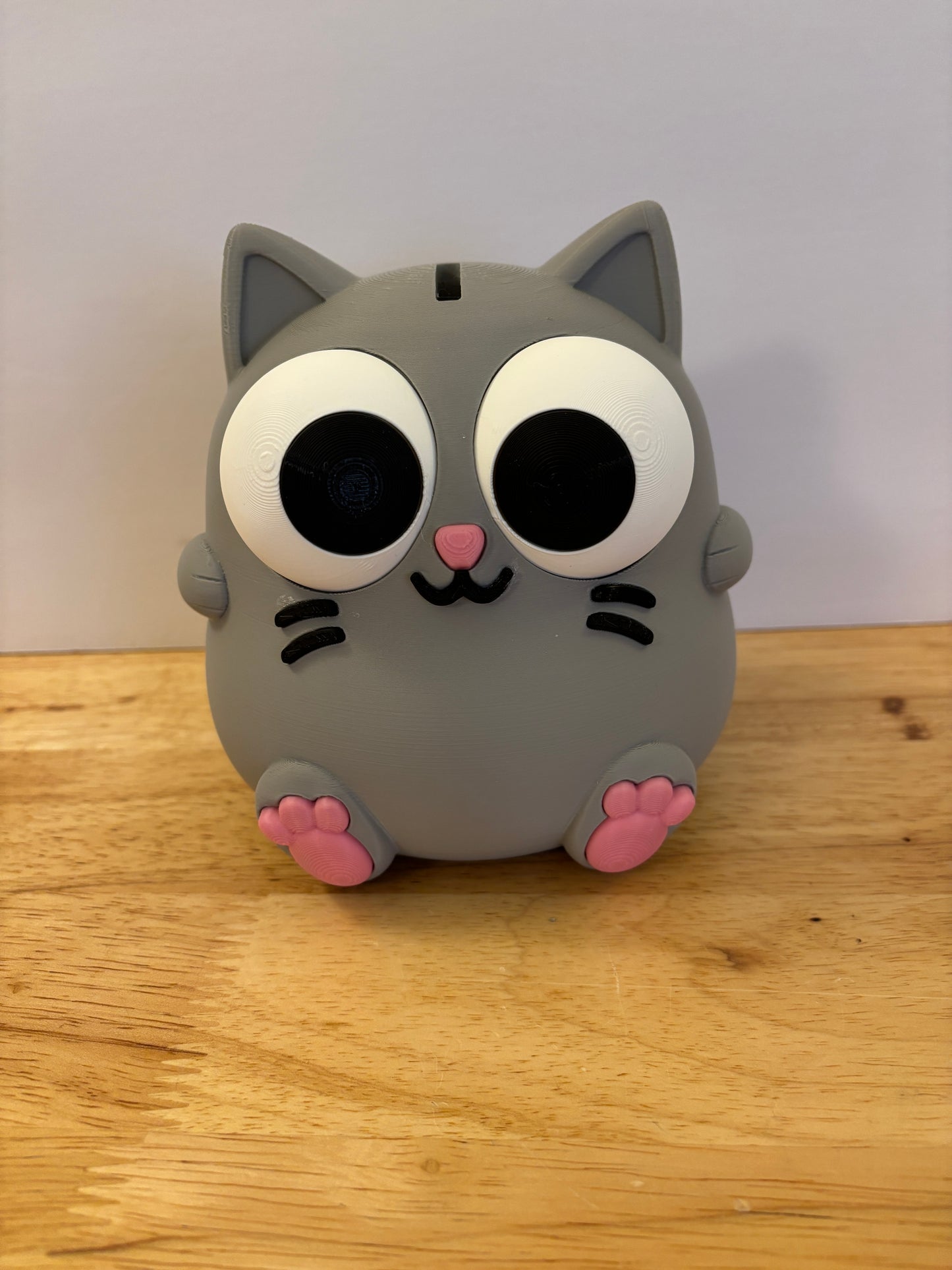 Cat Piggy bank, 3D printed Cat bank, Custom Colors Available