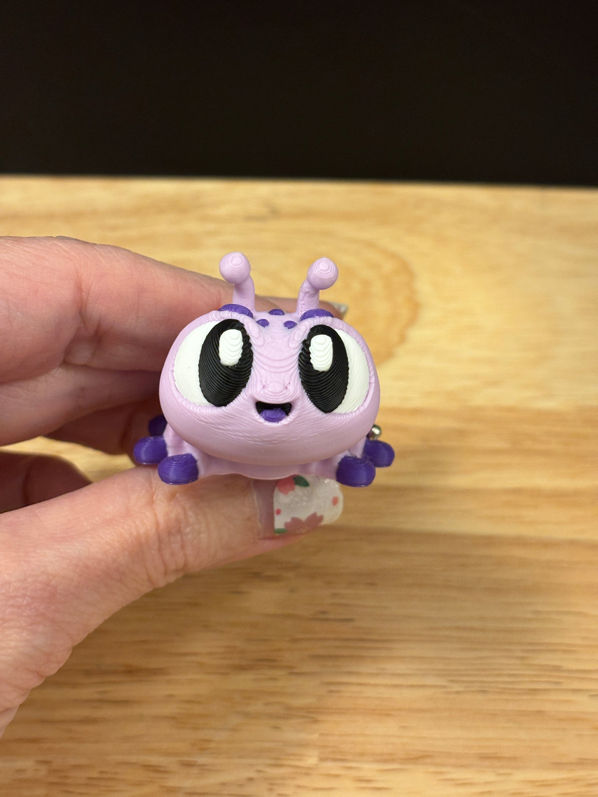 Cute Ant keychain, Big Eye Ant Keychain, 3d printed keychain ant, Cute Bug Keychain