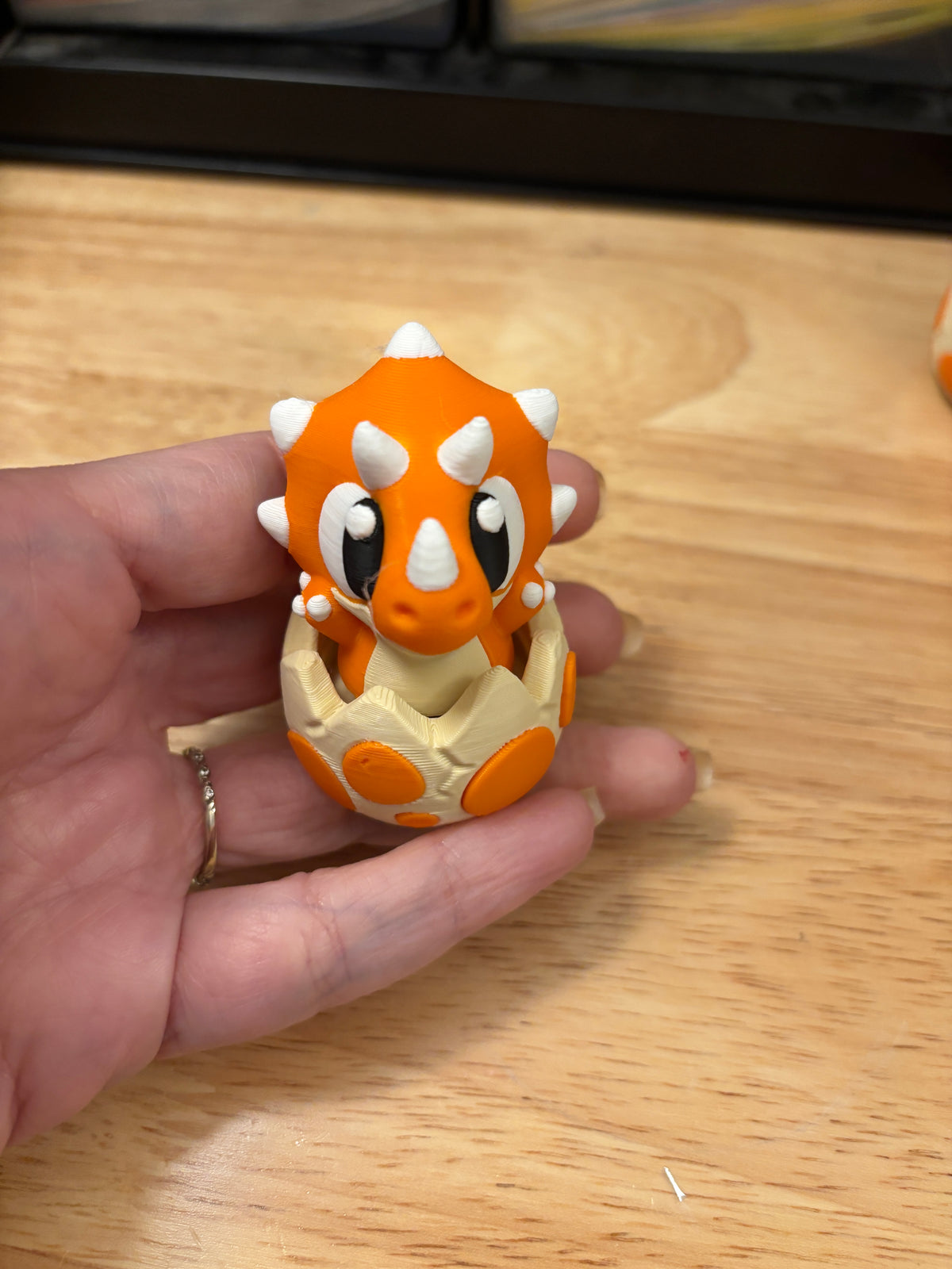 Custom Triceratops clicker, Desktop Dinosaur clicker, Dino clicker, Triceratops clicker
