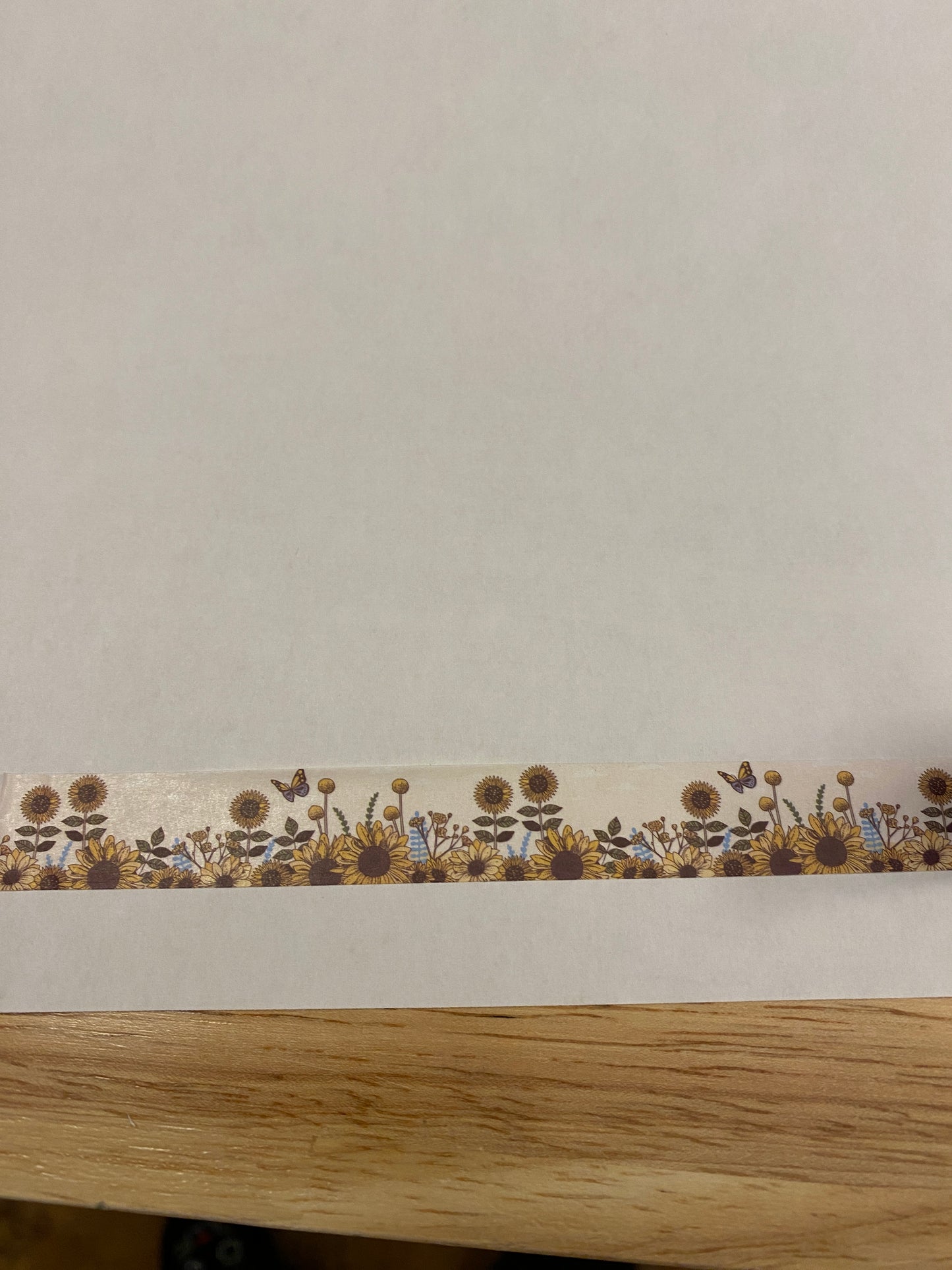 Big Roll of Autumn Sunflower Washi Tape