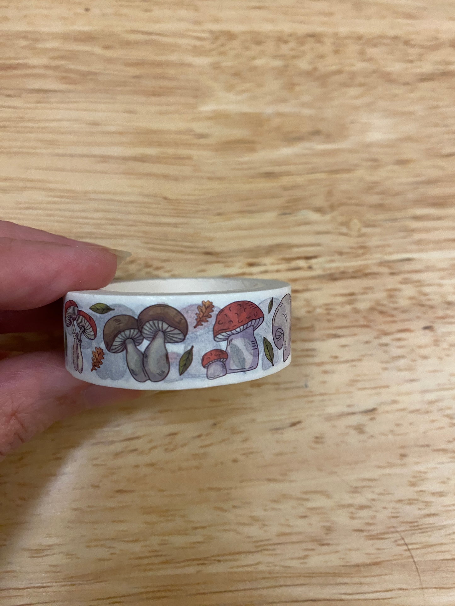 Big Roll of BignSmall Mushrooms Washi Tape