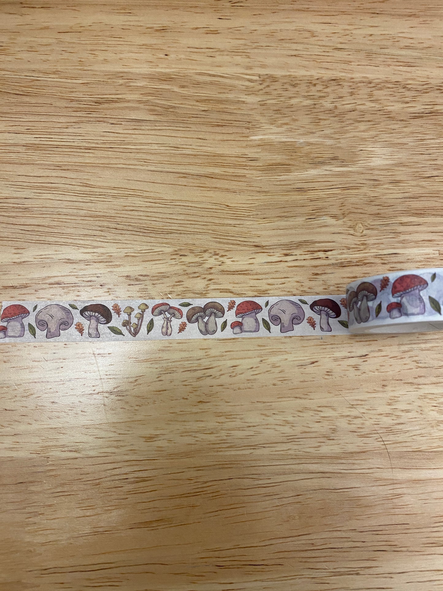 Big Roll of BignSmall Mushrooms Washi Tape