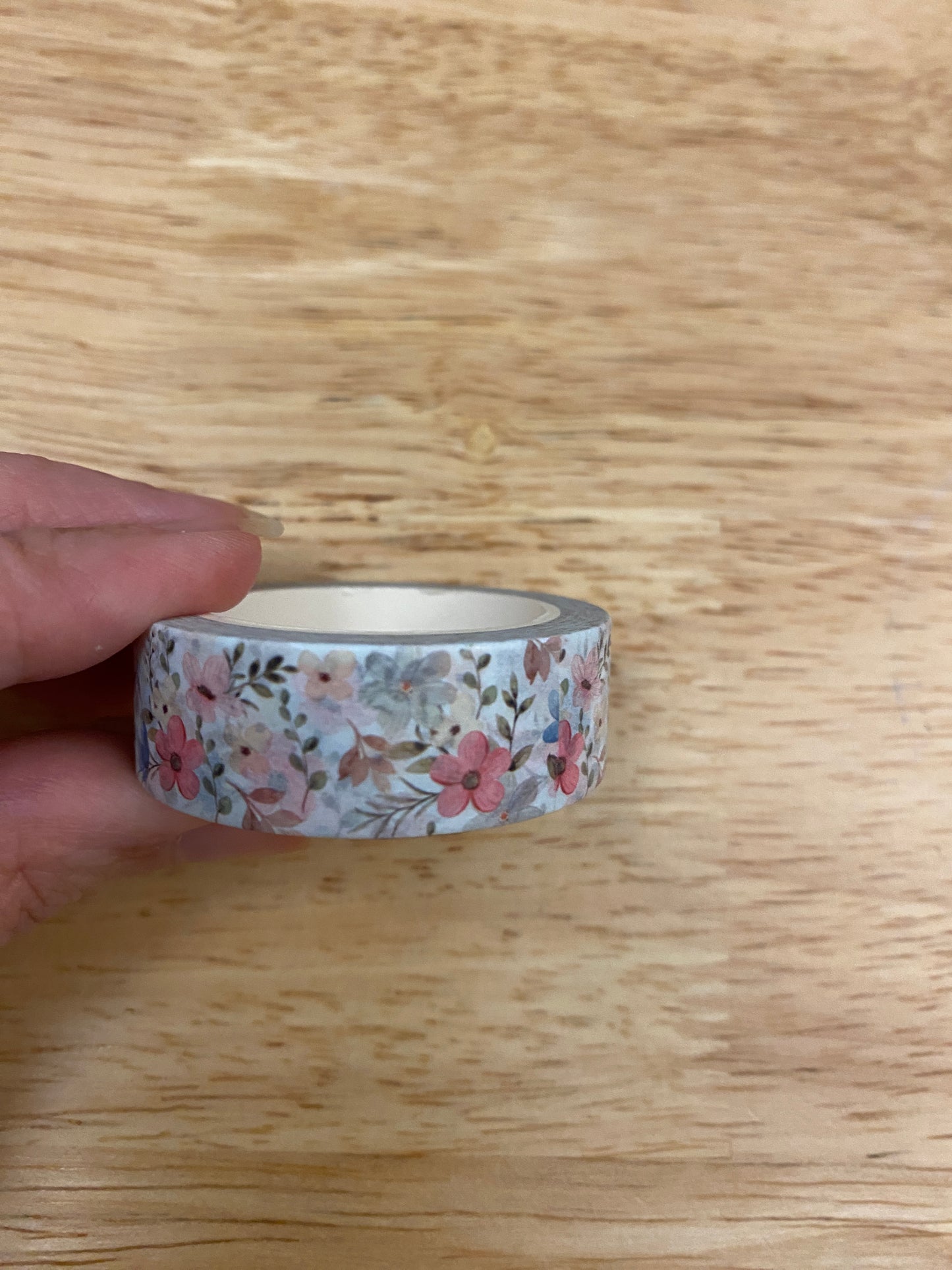 Big Roll of Multi Colored Flowers Washi Tape
