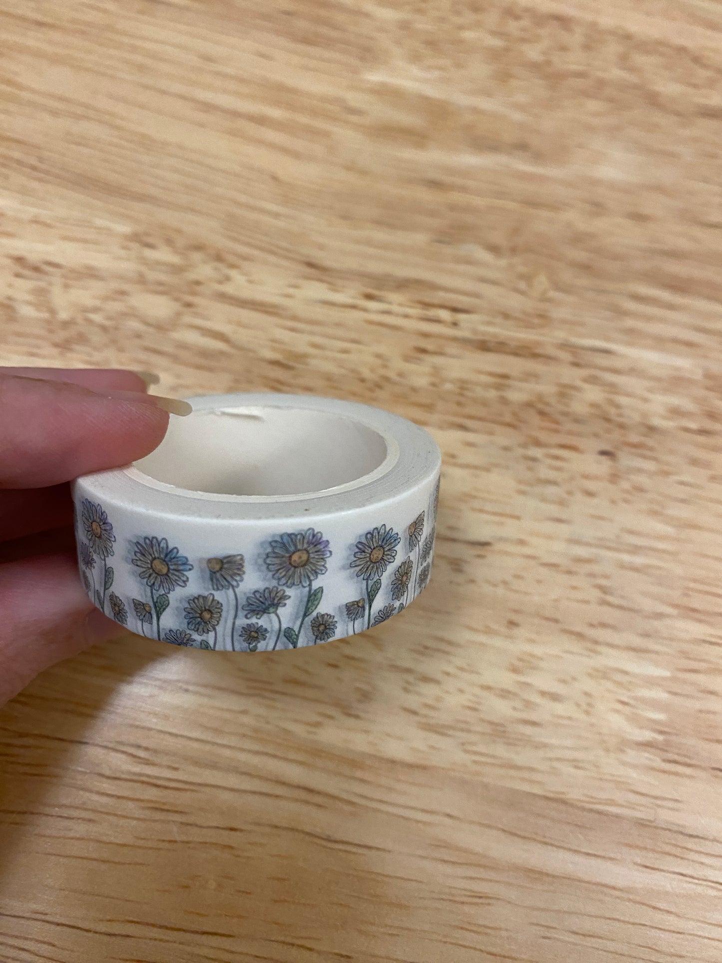 Big Roll of Stemmed Daisy of all sizes Washi Tape