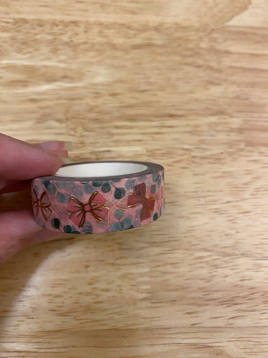 Big Roll of Bows with Foil Washi Tape