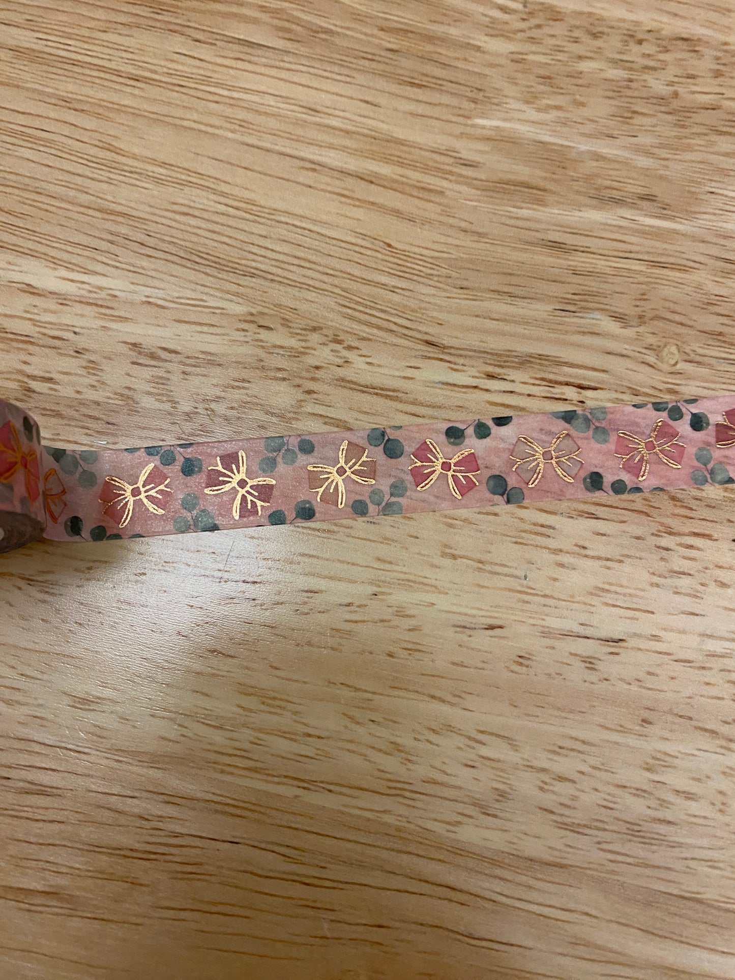 Big Roll of Bows with Foil Washi Tape