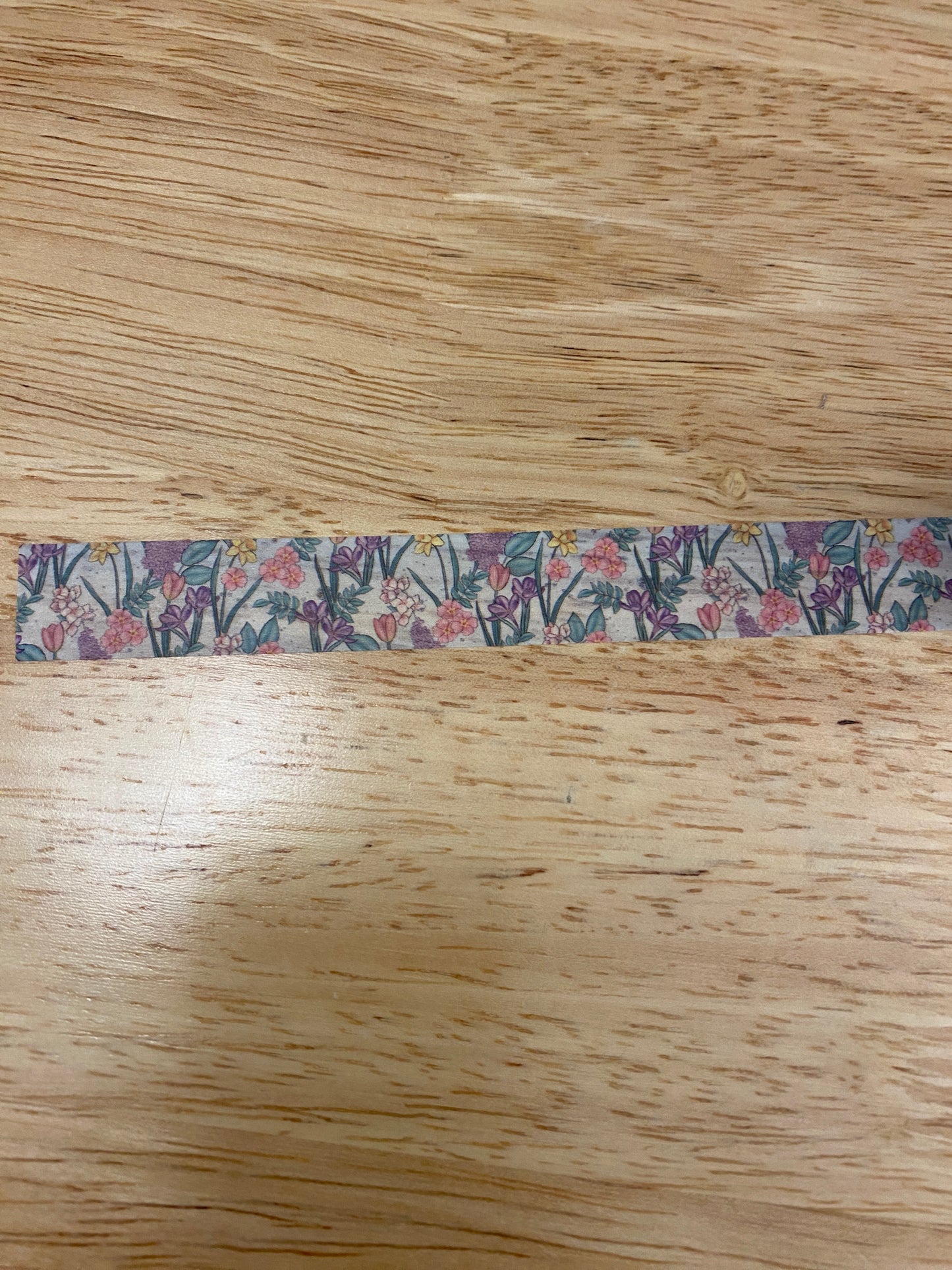 Big Roll of Grassy Wild Flowers Washi Tape, Flowers Washi Tape roll, Decorative Adhesive Masking Tapes, Floral Washi tape