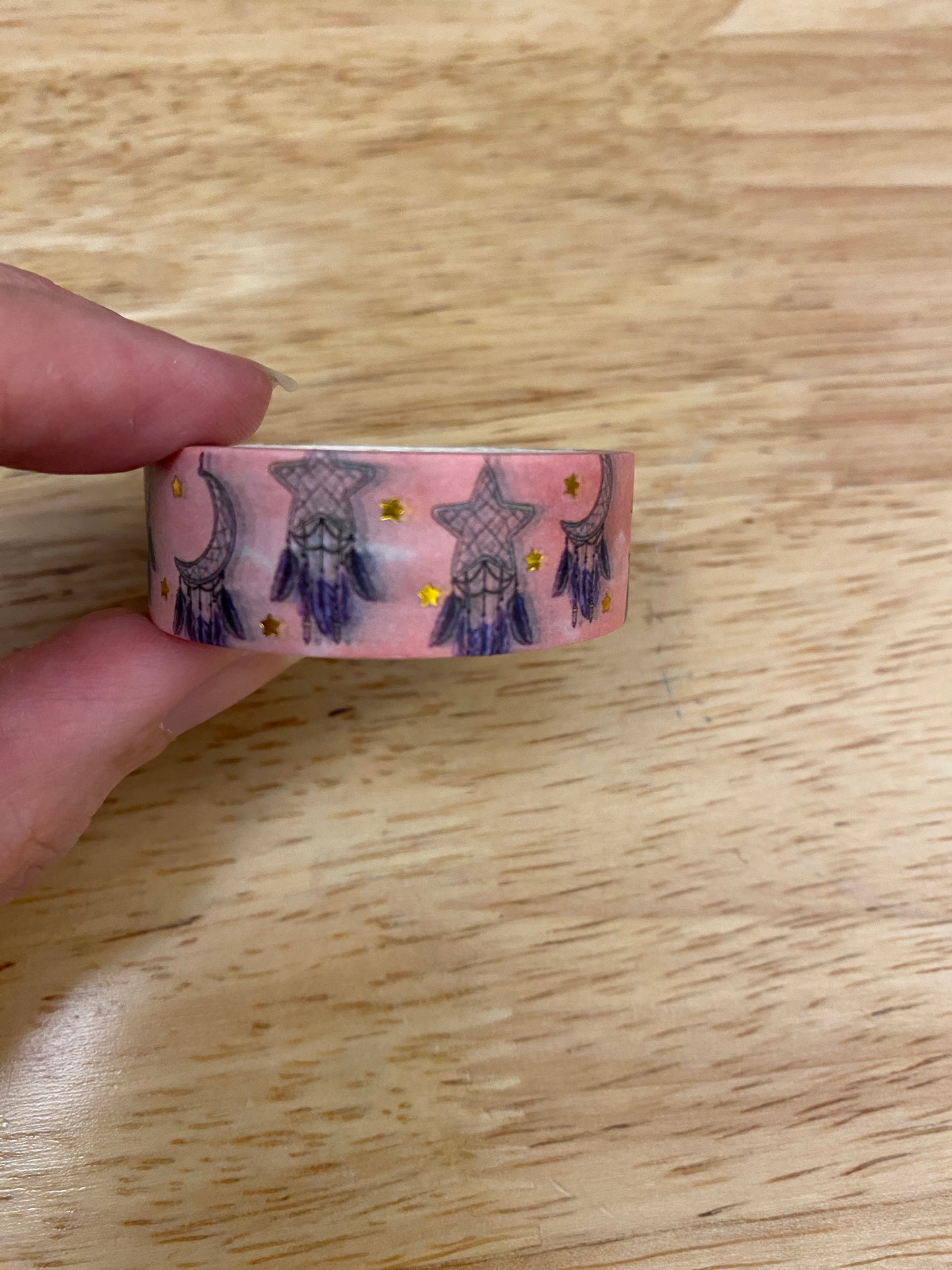 Gold Foil Dream catcher Star and Moon Washi Tape