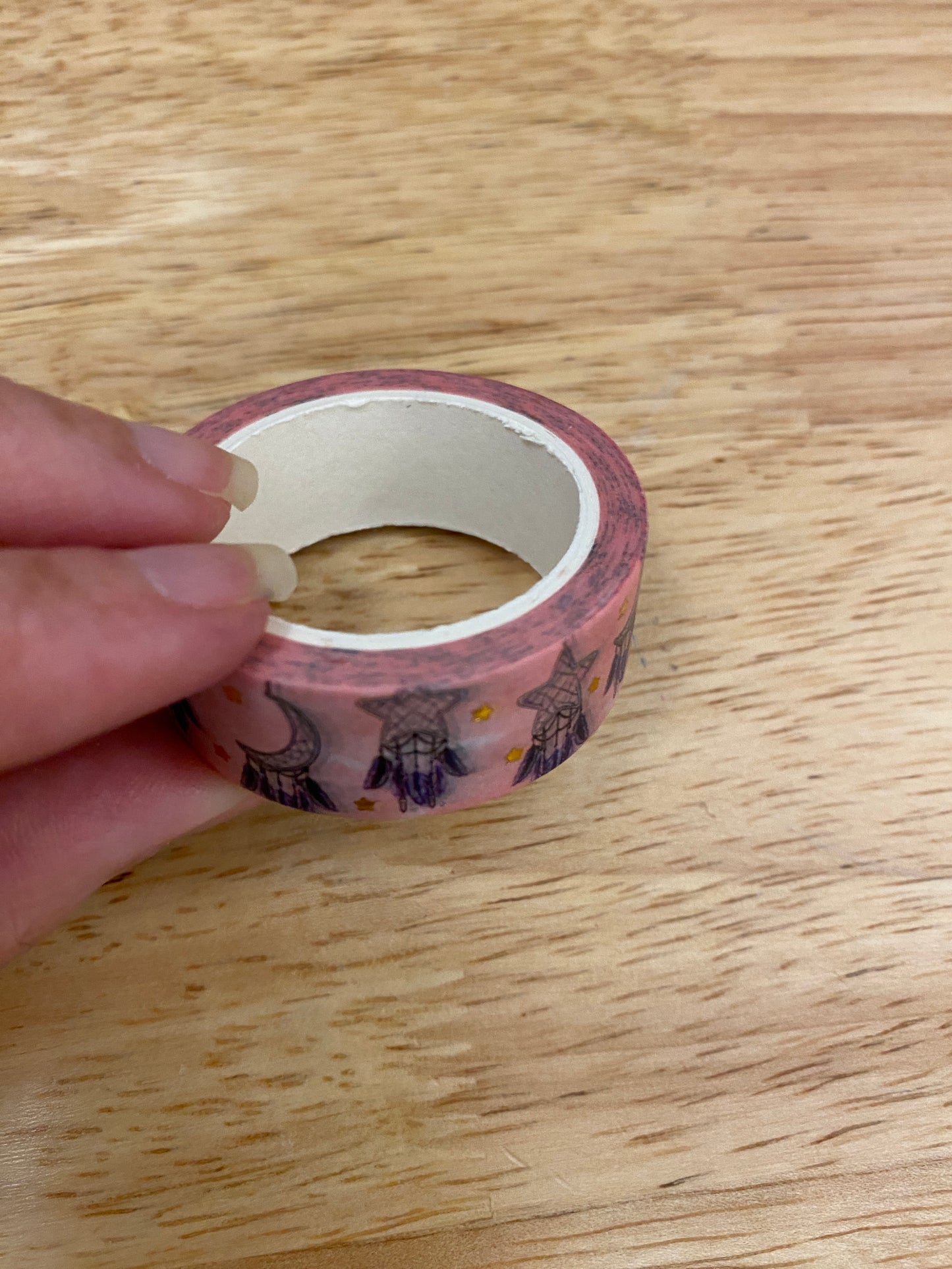 Gold Foil Dream catcher Star and Moon Washi Tape