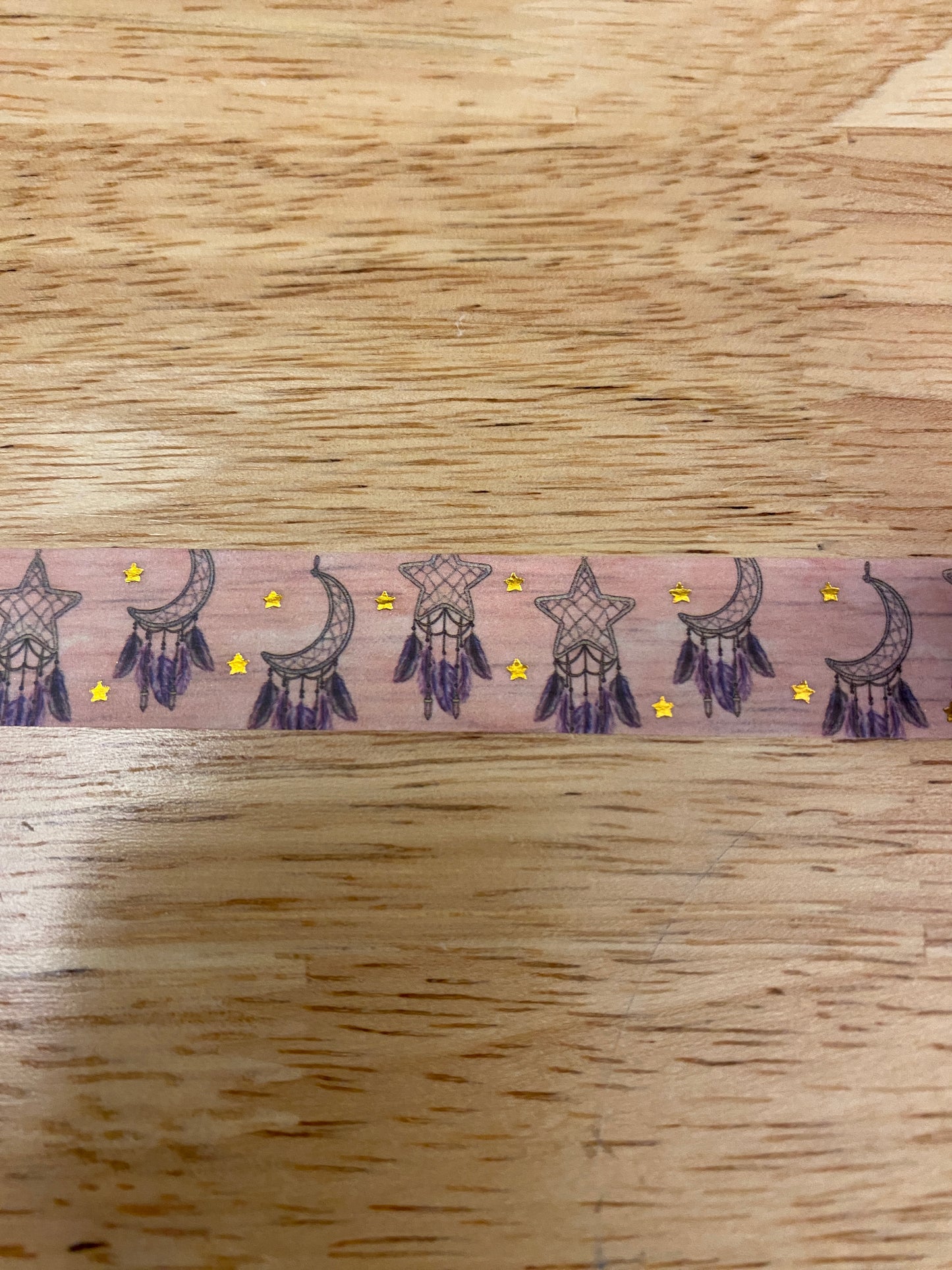 Gold Foil Dream catcher Star and Moon Washi Tape