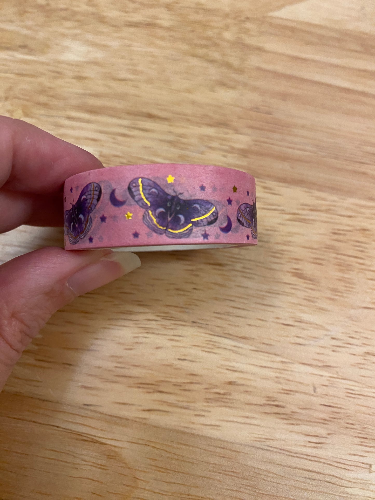 Foiled Butterfly Washi Tape Big Roll