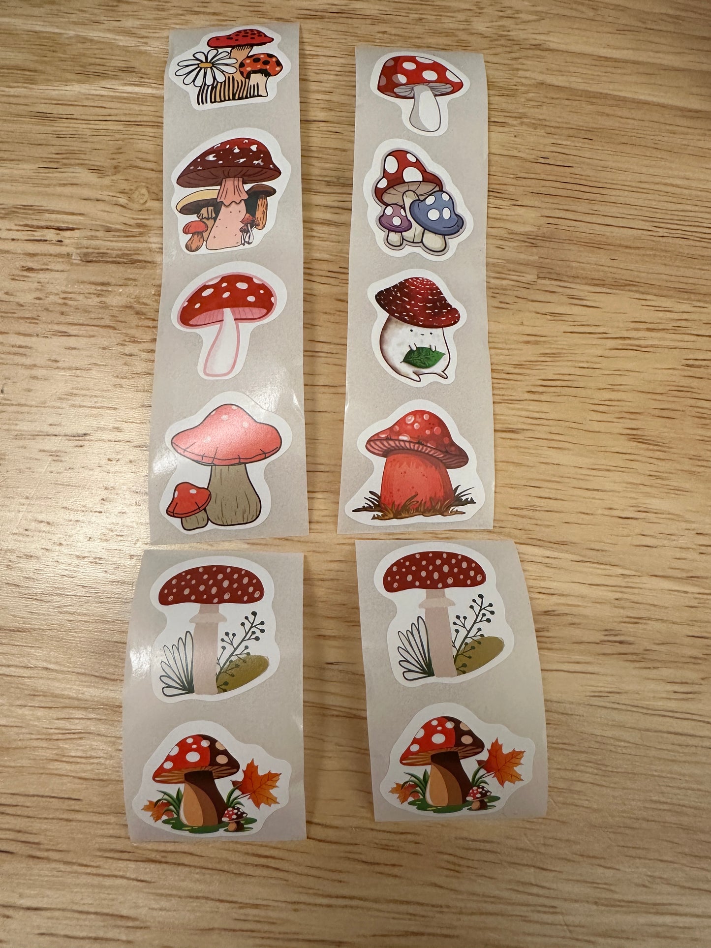 40 pieces Mushroom Sticker Pack