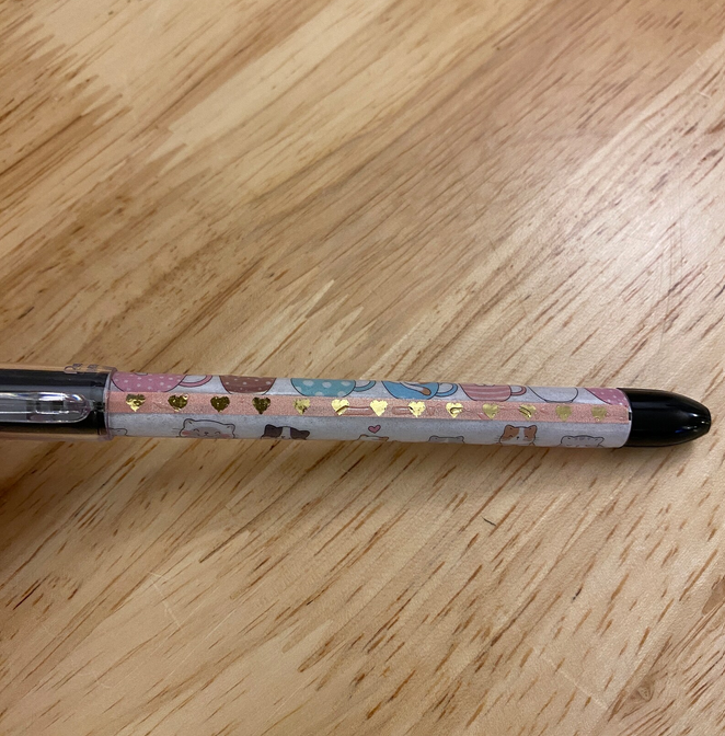 Cute Cat Tea Cup Pen, Cats in Tea cup design pen, Cat design pental rsvp pen