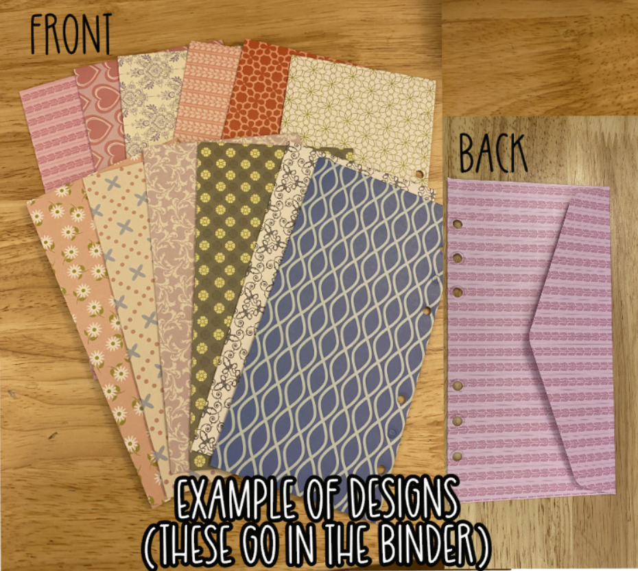 Motivational Binder, Life is too short to wait Binder, Budget Binder with 4 Cash Envelops, Budget Binder, A6 Binder