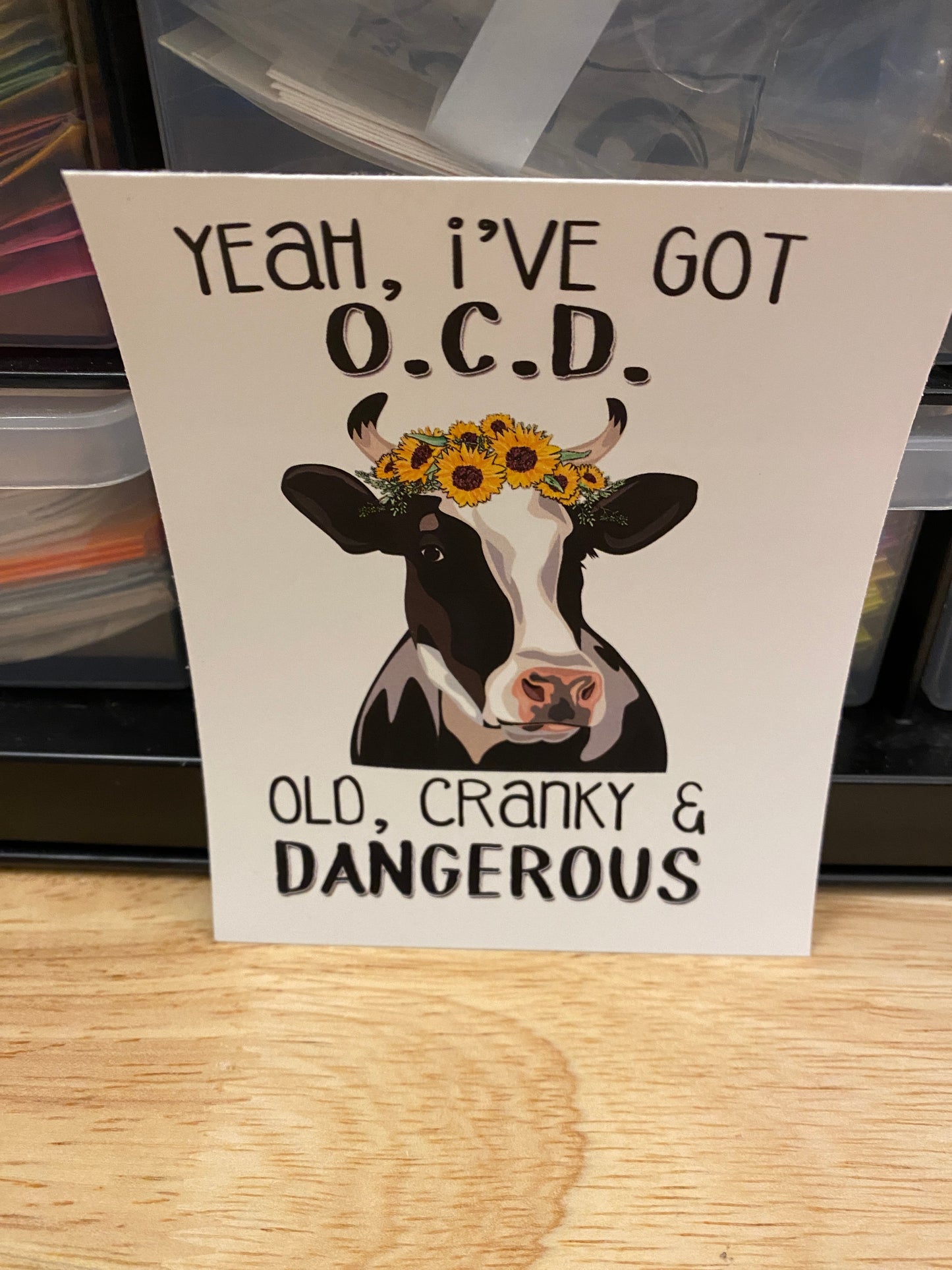 Yeah I have OCD Cow WATER SLIDE