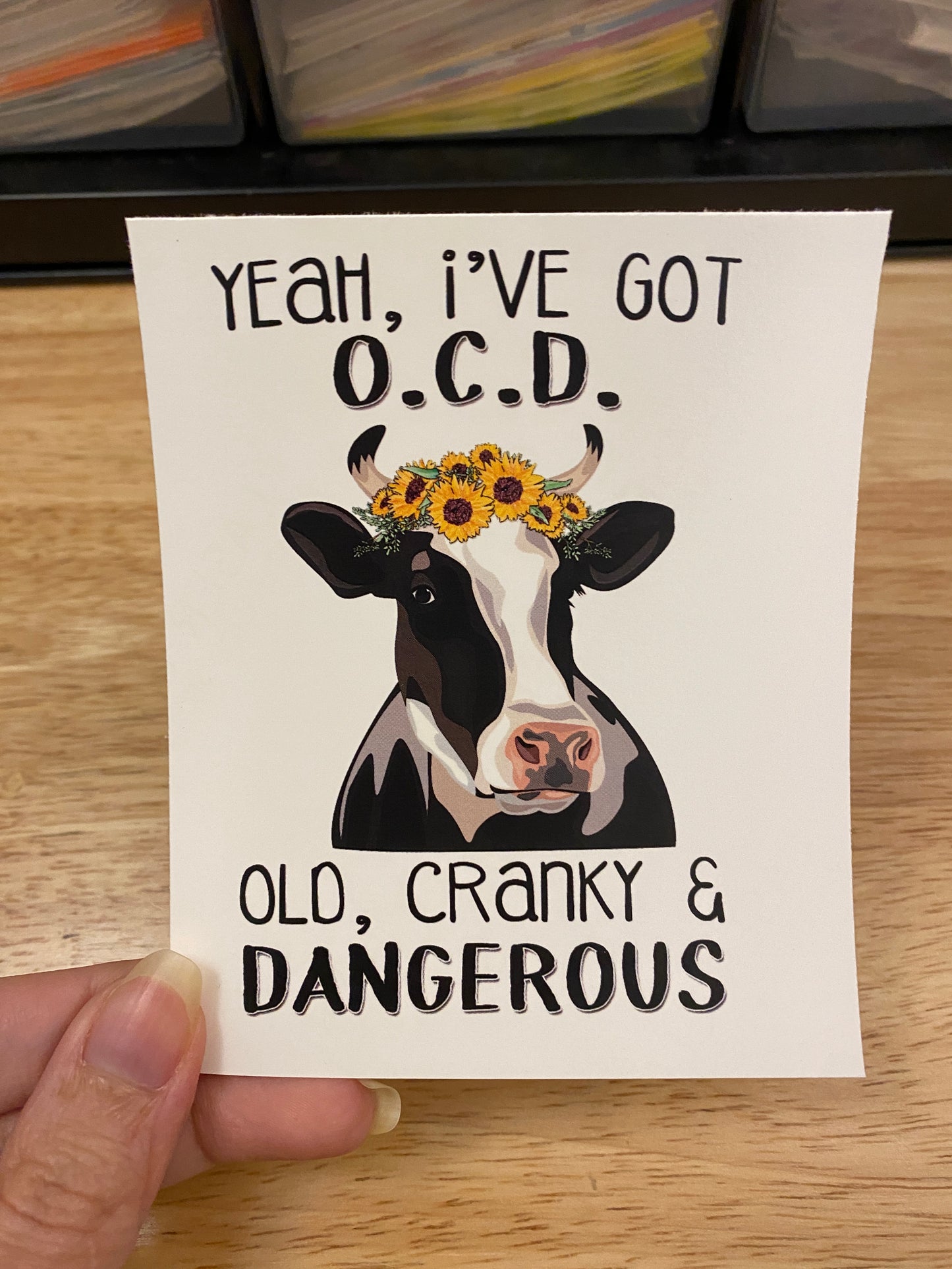 Yeah I have OCD Cow WATER SLIDE