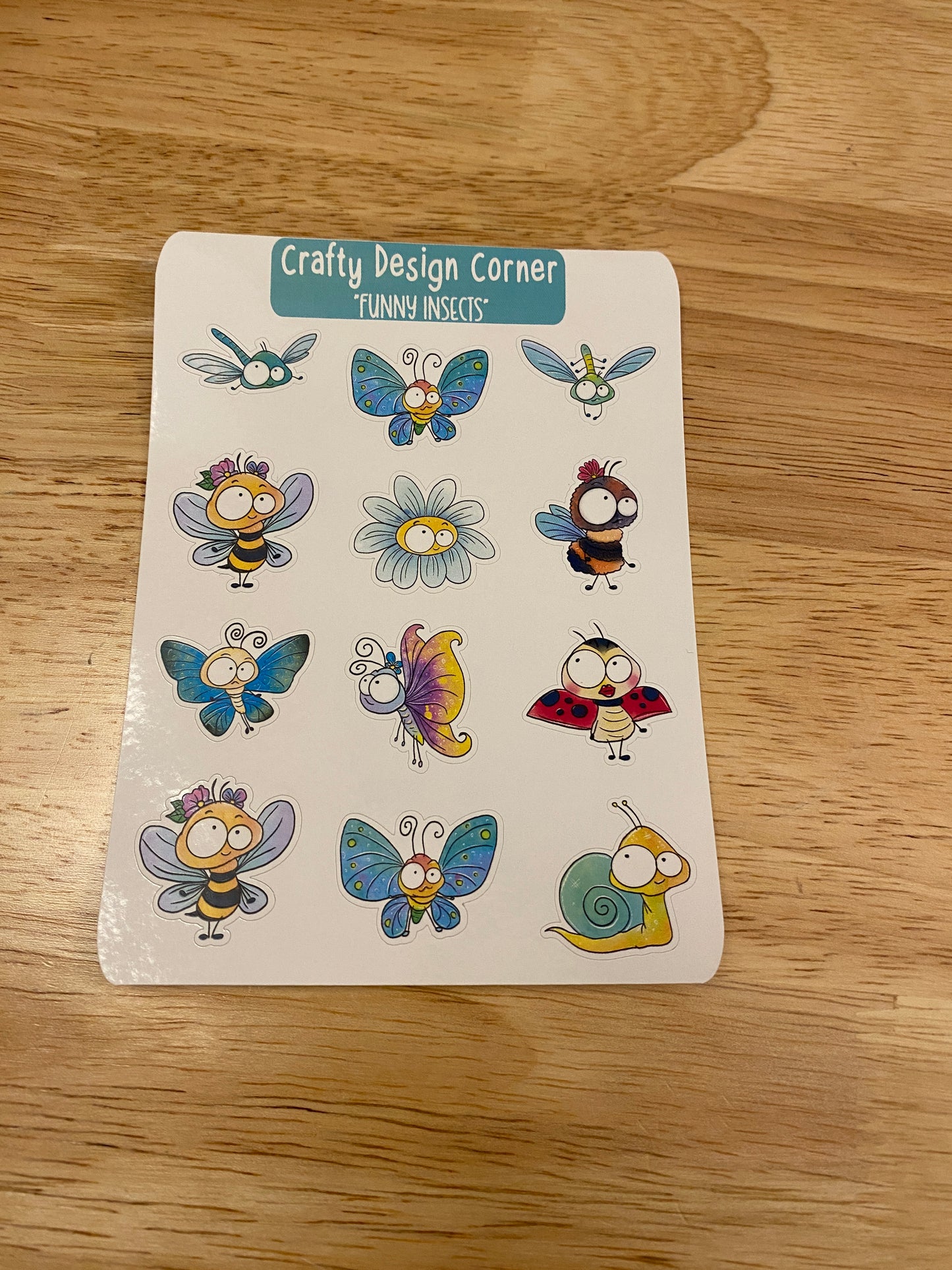 Funny Insects Planner STICKER