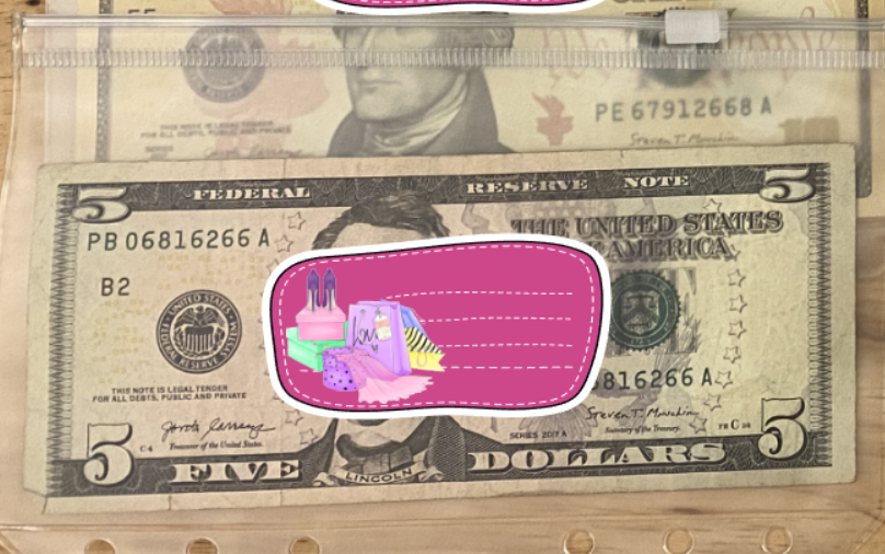 I love Shopping Binder, Cash Envelops and Calculator, Budget Binder with 4 Cash Envelops, Shopping Budget Binder, Budget Binder, A6 Binder