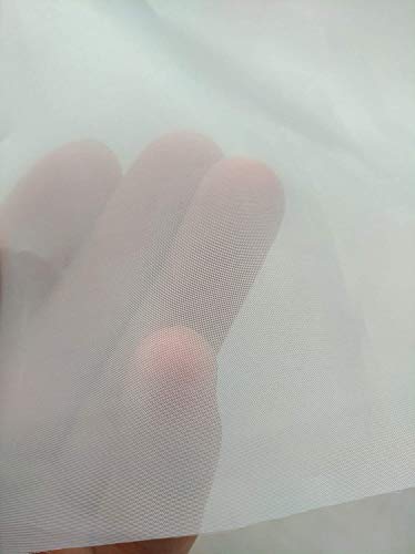 3 Yards 1.27 Meters Silk Screen Printing Fabric Mesh Screen Printing Mesh Wide High Tension Mesh Making Ink Supplies 110 Mesh(43T)
