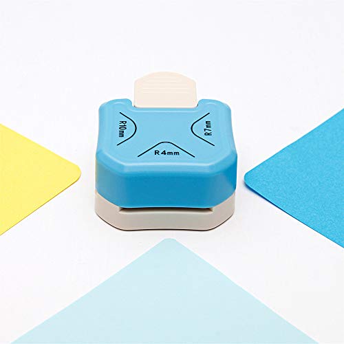 Paper Corner Rounder 3 in 1 (R4mm+R7mm+R10mm), Corner Punches for Paper Crafts, Corner Cutter ,Envelope Punch Board ,Hole Puncher, Laminate, DIY Projects, Photo Cutter,Card Making and Scrapbooking