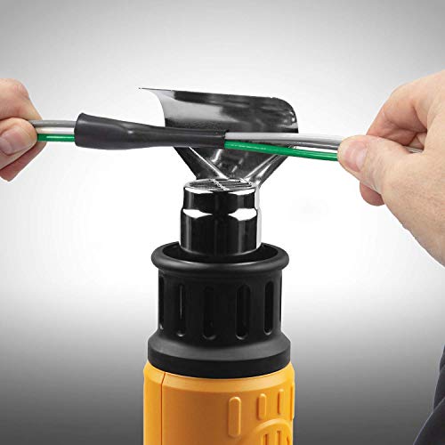 SEEKONE Heat Gun 1800W 122℉~1202℉(50℃- 650℃) Fast Heating Heavy Duty Hot Air Gun Kit Variable Temperature Control Overload Protection with 4 Nozzles for Crafts, Shrinking PVC, Stripping Paint(5.2FT)